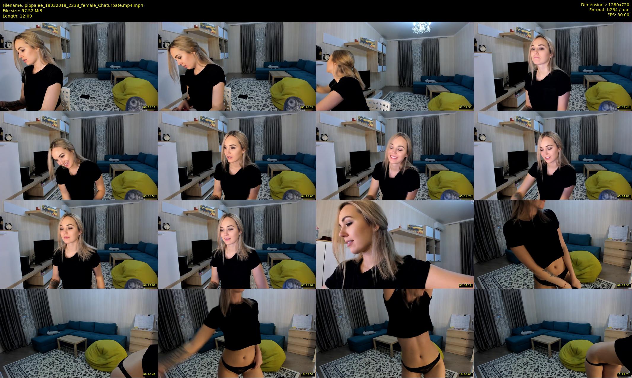 pippalee — 13 minute Chaturbate female cam show recording, 720p, Mar 19, 2019