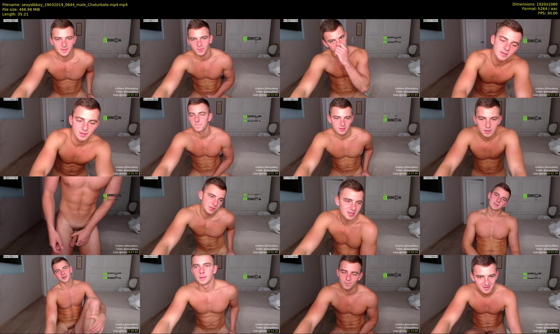sexystbboy — 36 minute Chaturbate male cam show recording, 1080p, Mar 19, 2019
