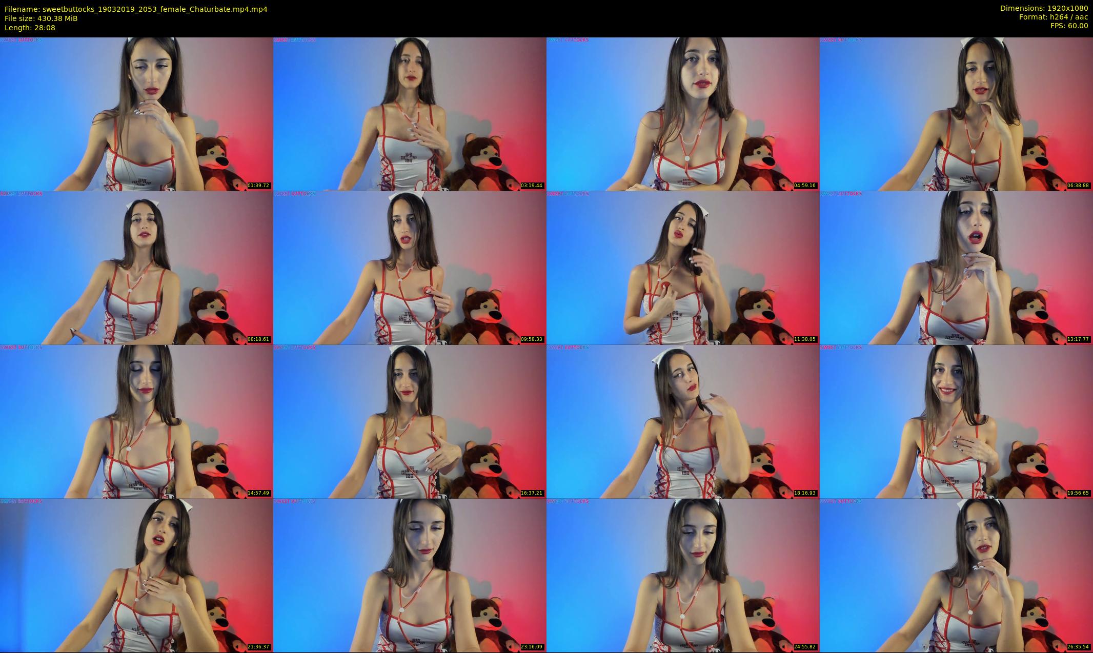 sweetbuttocks — 29 minute Chaturbate female cam show recording, 1080p, Mar 19, 2019