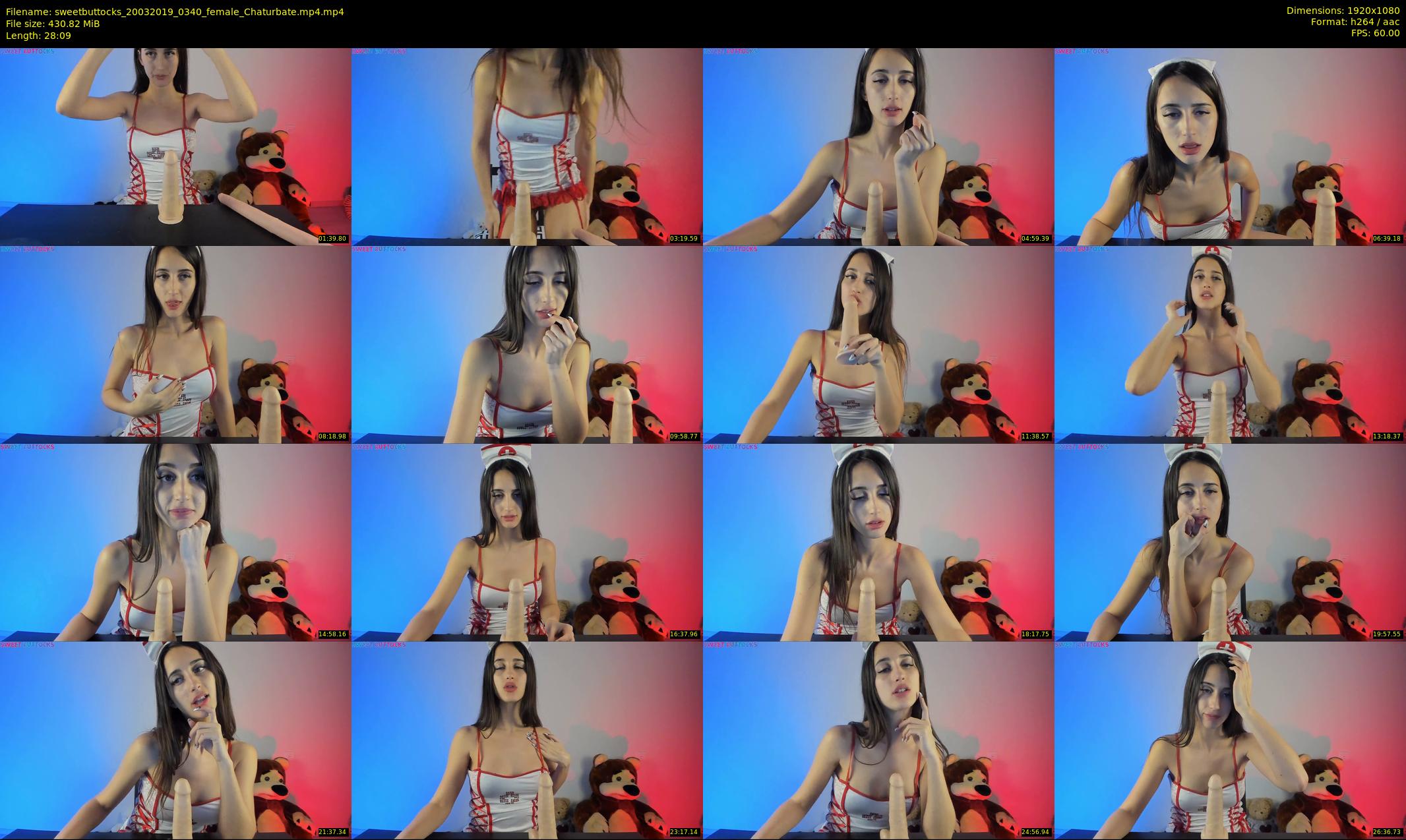 sweetbuttocks — 29 minute Chaturbate female cam show recording, 1080p, Mar 20, 2019