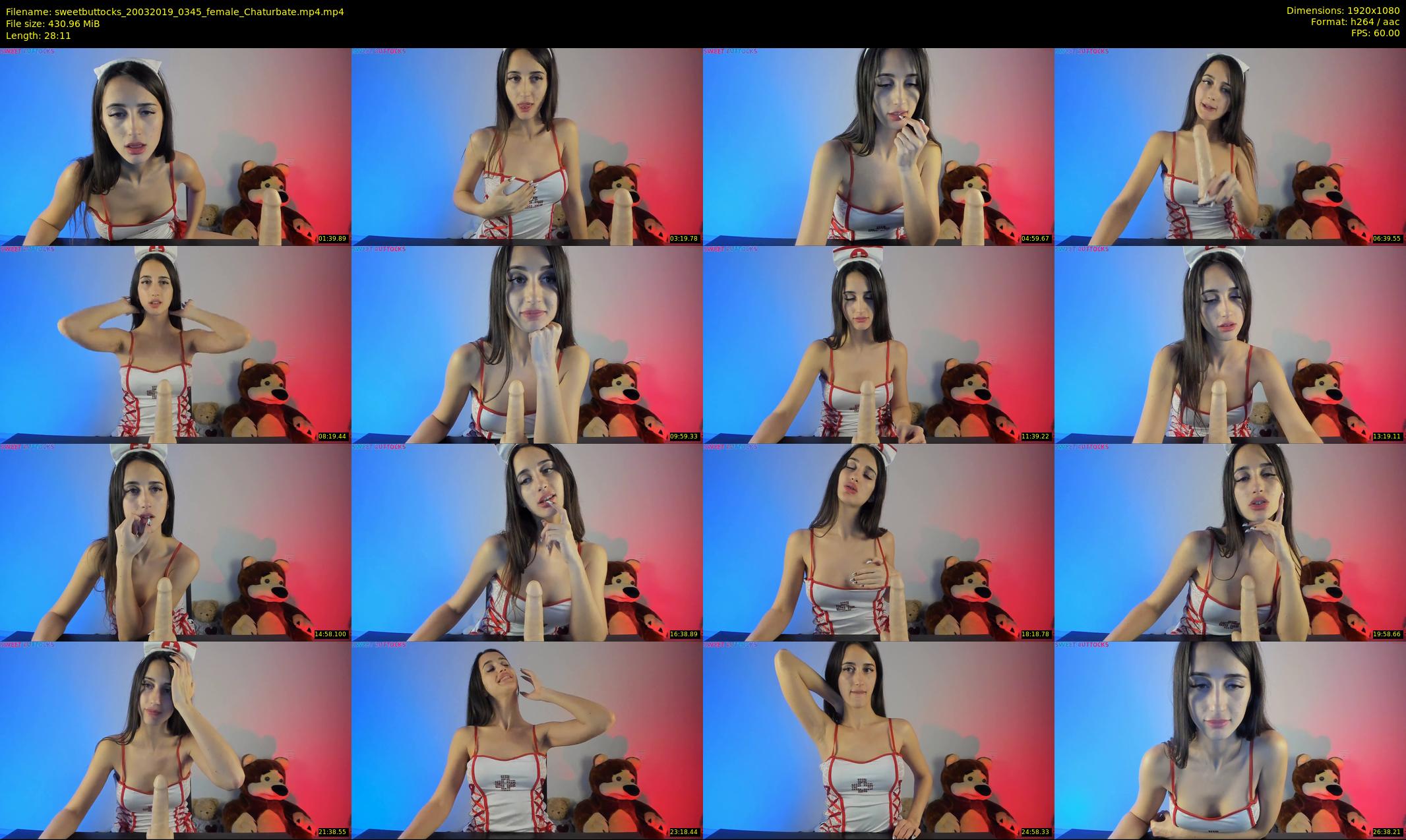 sweetbuttocks — 29 minute Chaturbate female cam show recording, 1080p, Mar 20, 2019