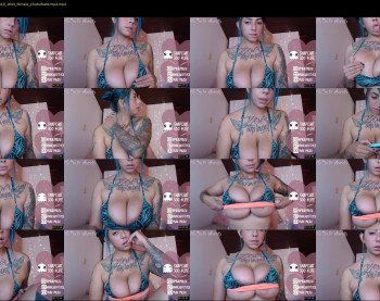 tattoo_ninja_kitty — 9 minute Chaturbate female cam show recording, 720p, Mar 19, 2019