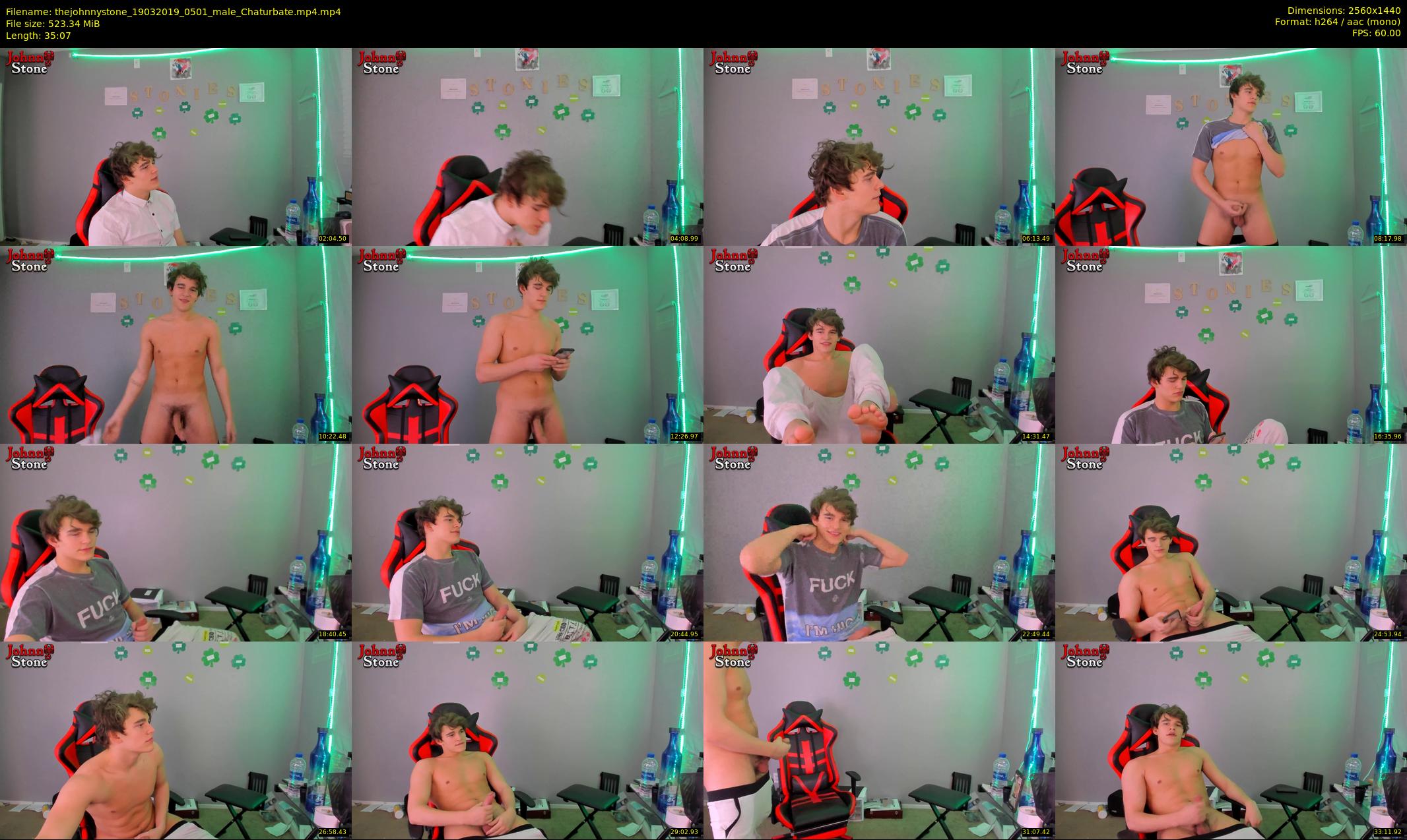 thejohnnystone — 36 minute Chaturbate male cam show recording, 1080p, Mar 19, 2019