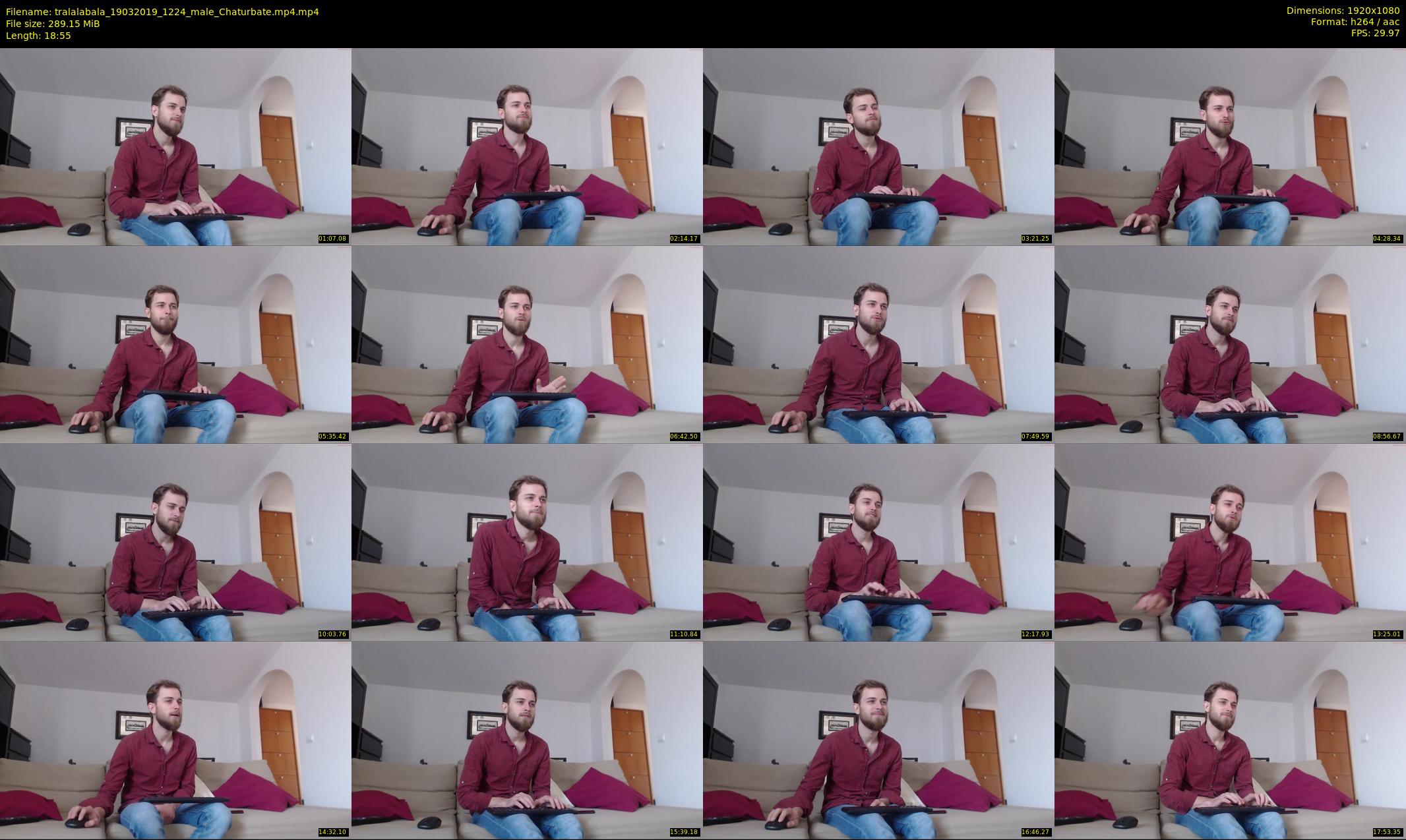 tralalabala — 19 minute Chaturbate male cam show recording, 1080p, Mar 19, 2019