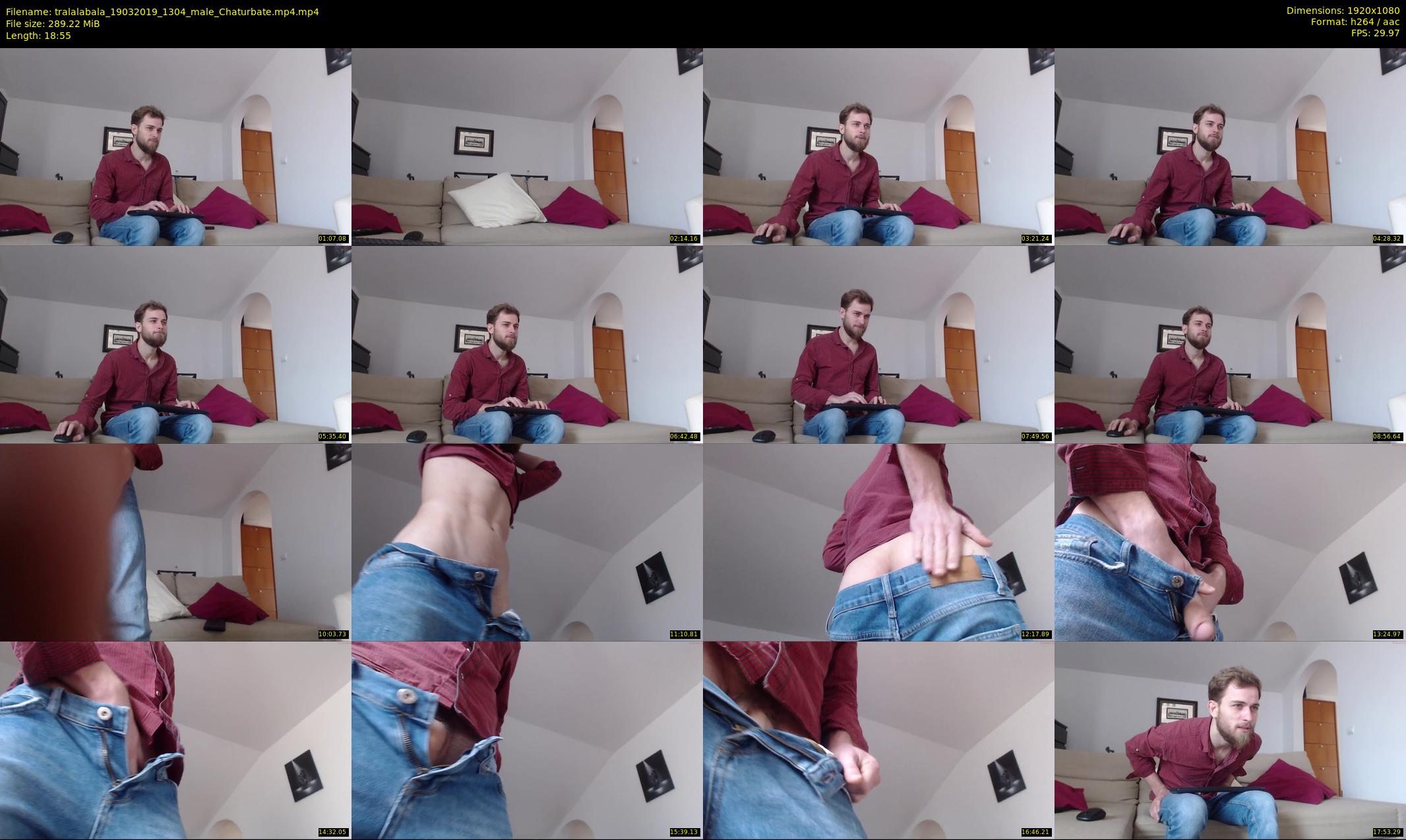 tralalabala — 19 minute Chaturbate male cam show recording, 1080p, Mar 19, 2019