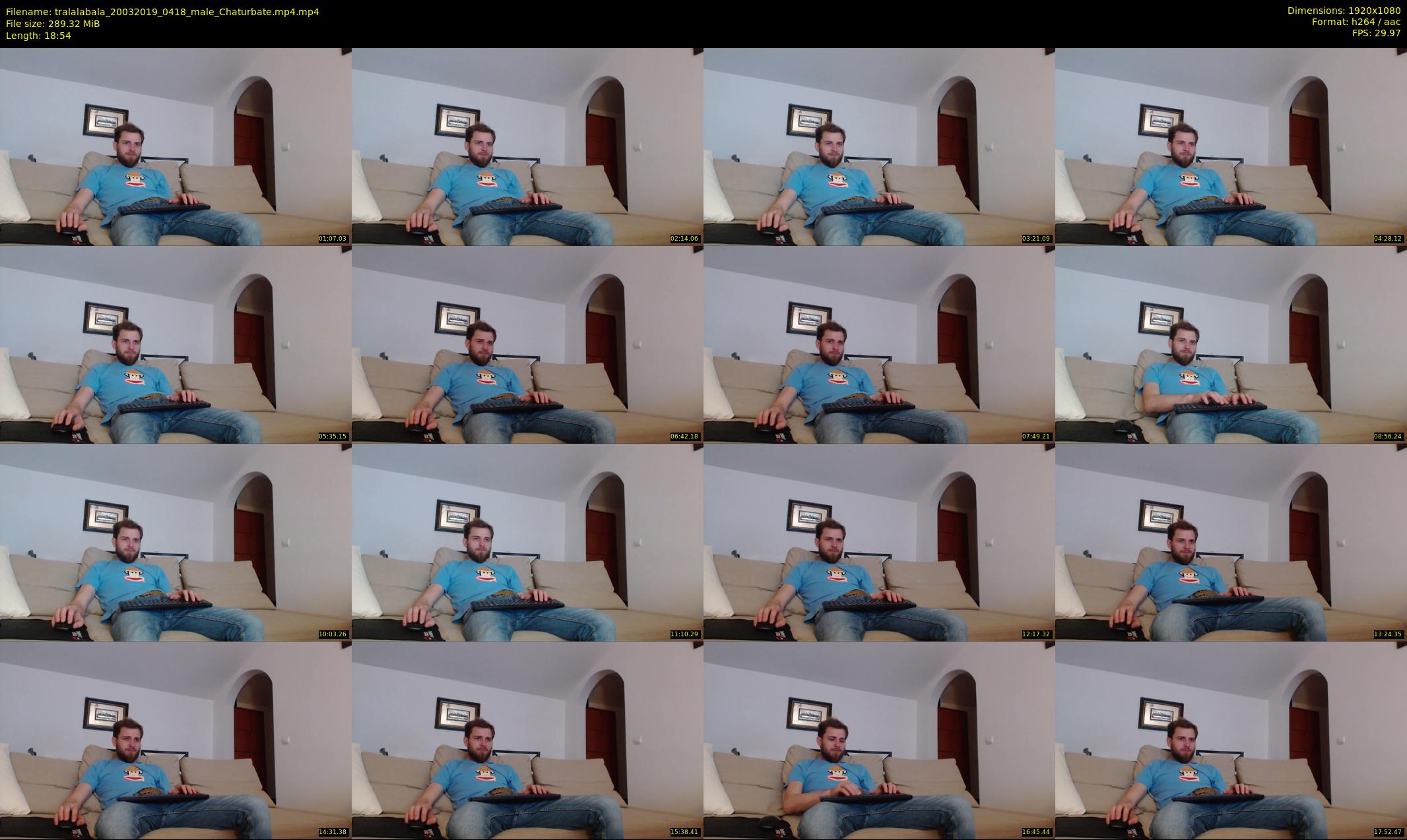 tralalabala — 19 minute Chaturbate male cam show recording, 1080p, Mar 20, 2019