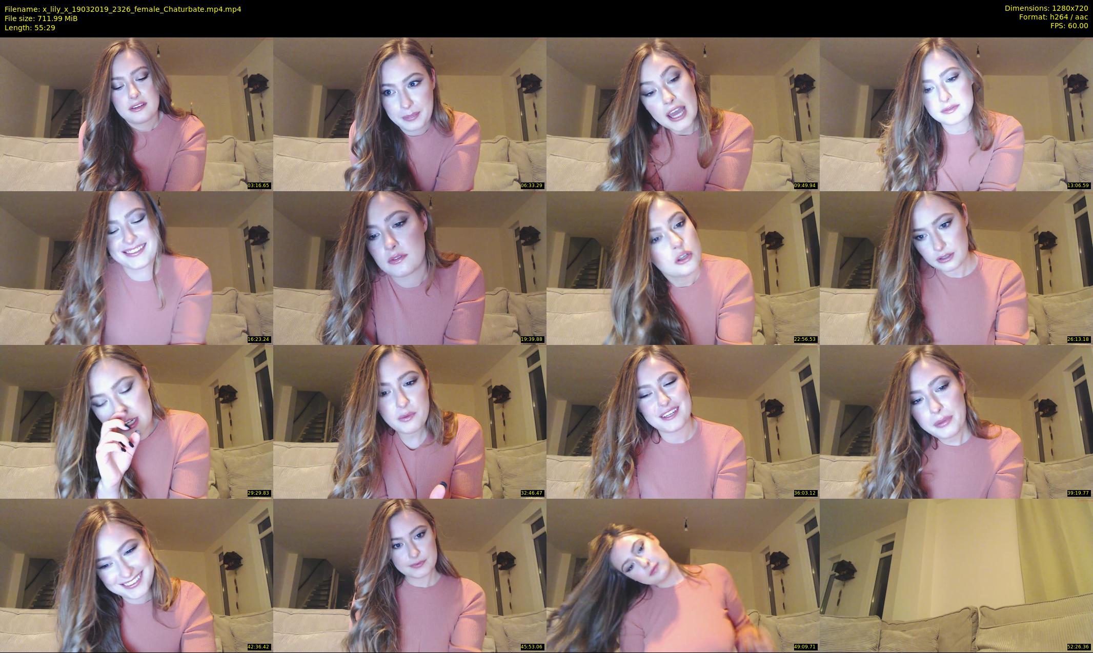 x_lily_x — 56 minute Chaturbate female cam show recording, 720p, Mar 19, 2019