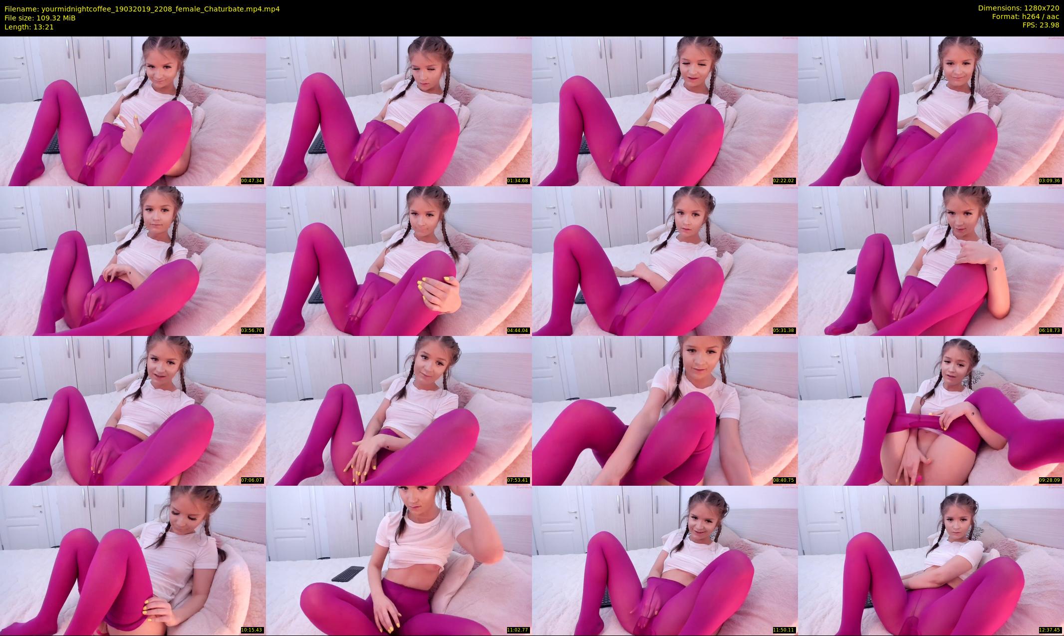 yourmidnightcoffee — 14 minute Chaturbate female cam show recording, 720p, Mar 19, 2019