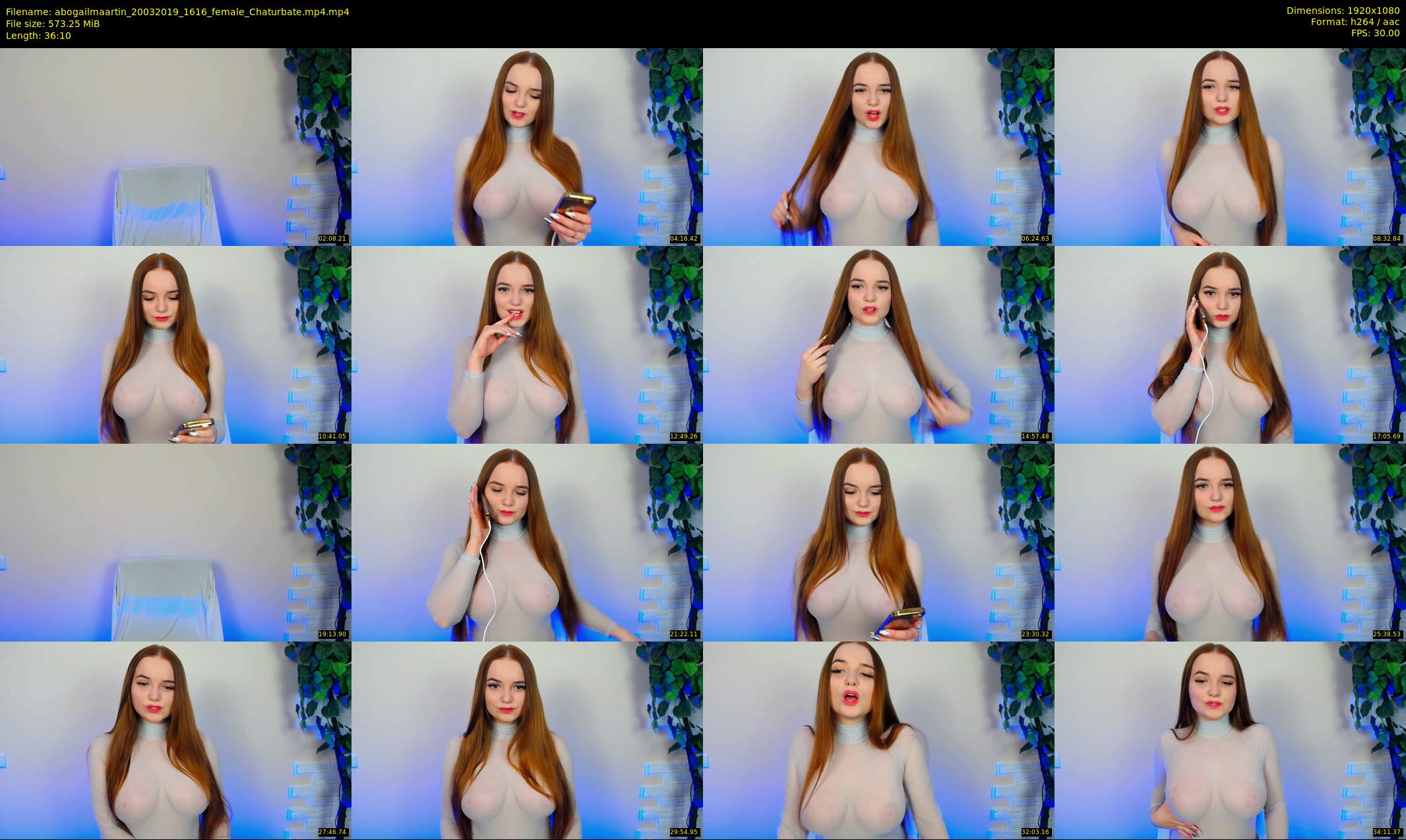 abogailmaartin — 37 minute Chaturbate female cam show recording, 1080p, Mar 20, 2019