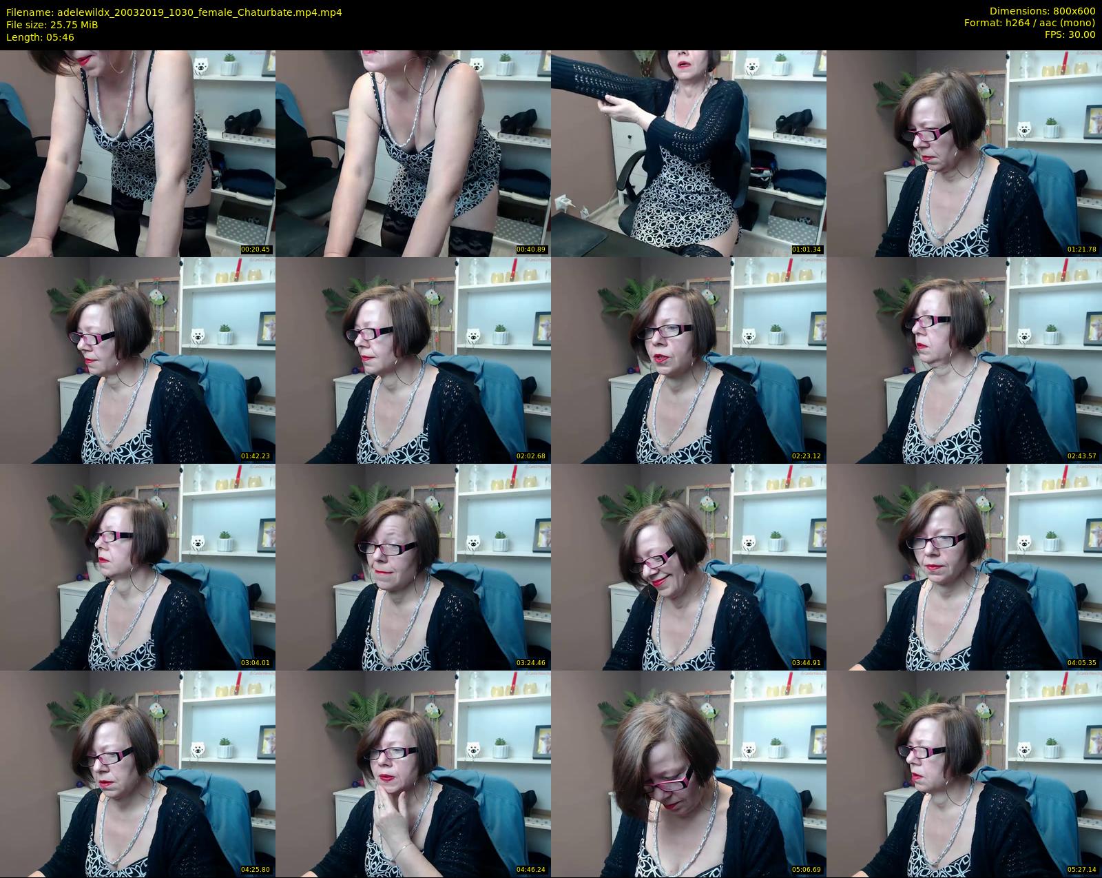 adelewildx — 6 minute Chaturbate female cam show recording, 480p, Mar 20, 2019