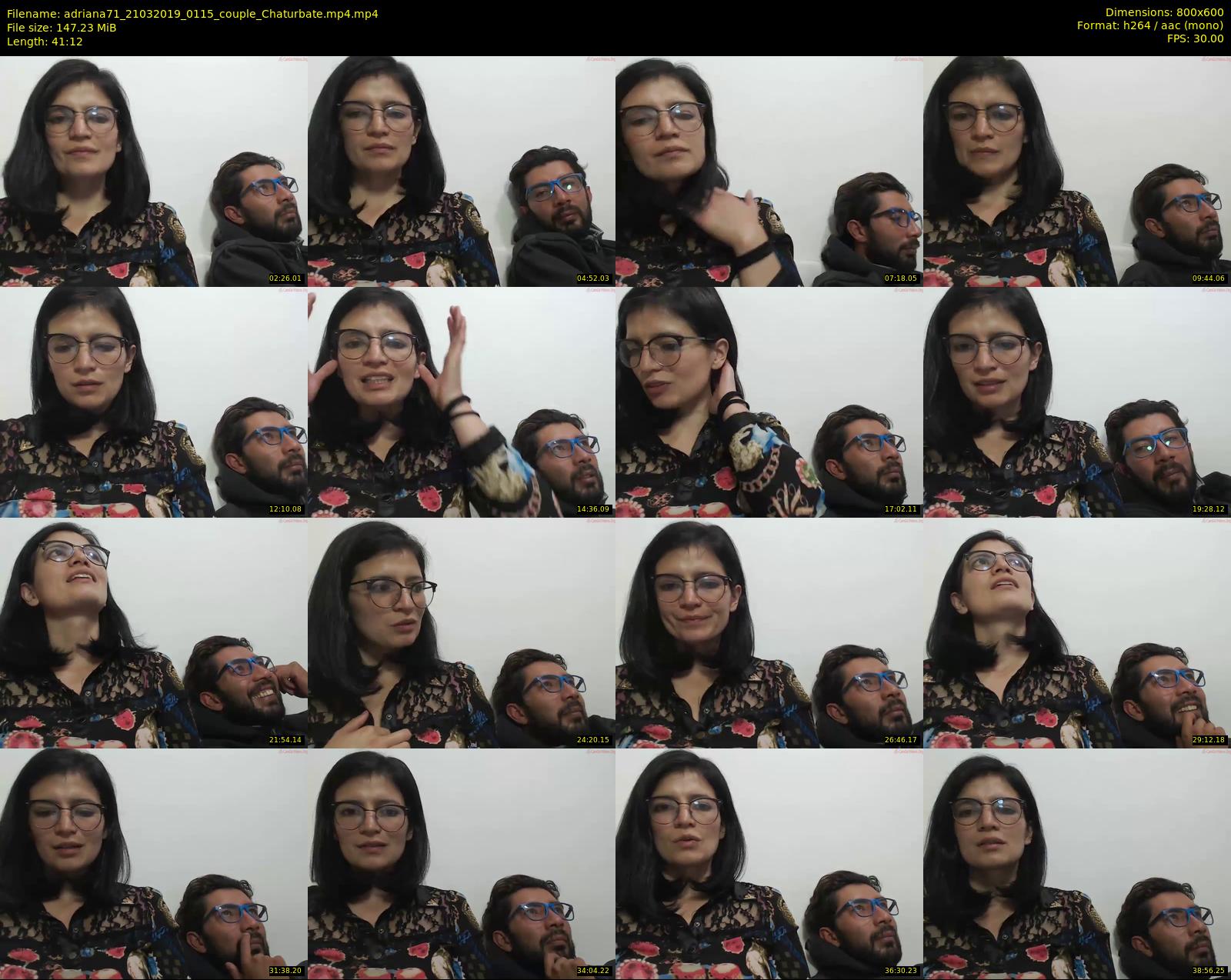 adriana71 — 42 minute Chaturbate couple cam show recording, 480p, Mar 21, 2019