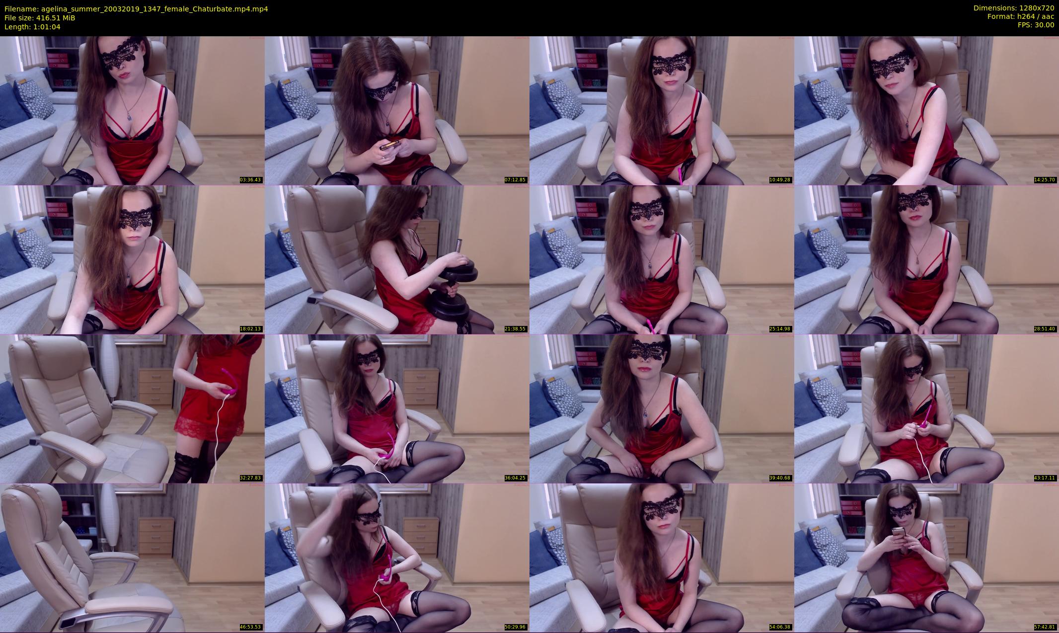 agelina_summer — 62 minute Chaturbate female cam show recording, 720p, Mar 20, 2019