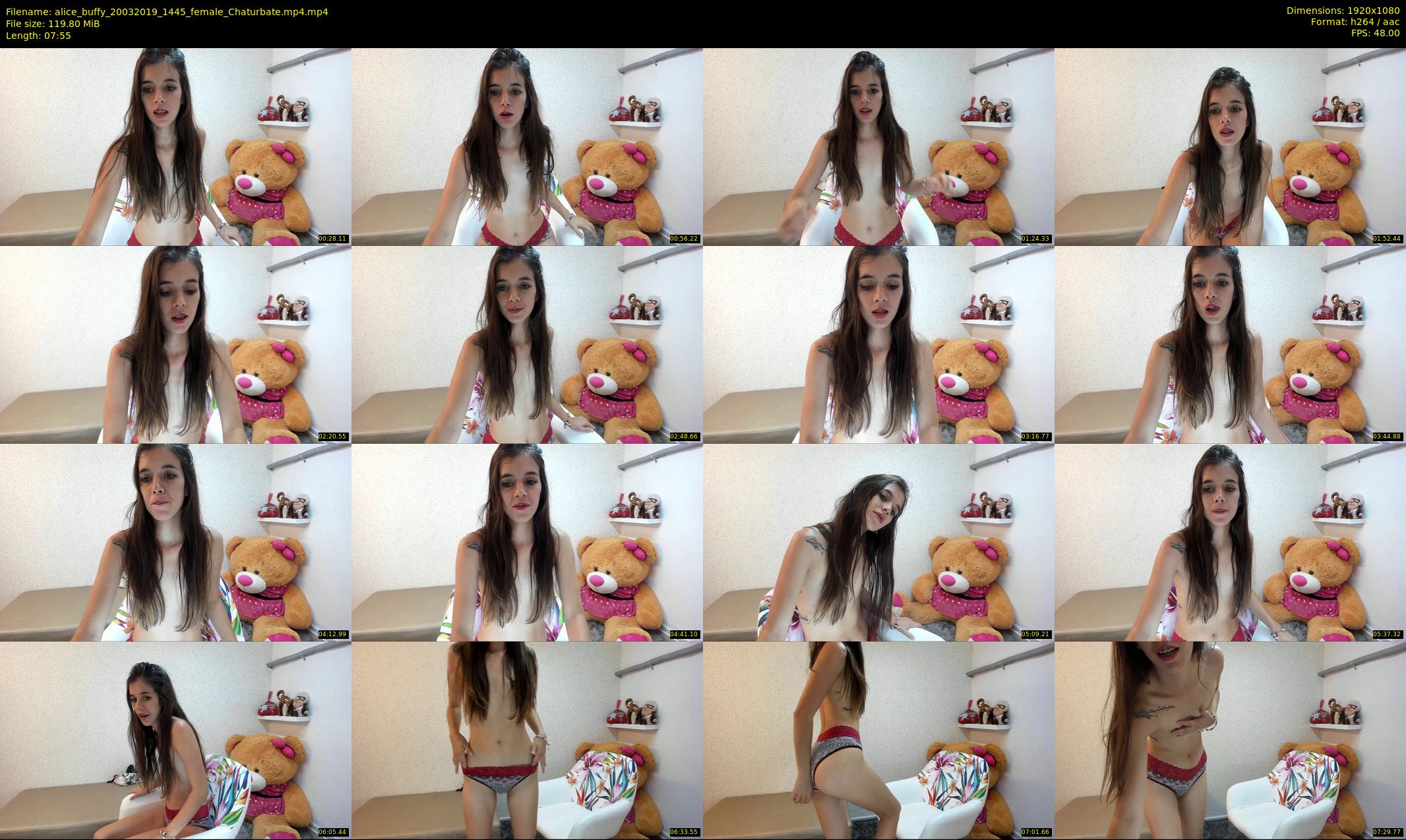 alice_buffy — 8 minute Chaturbate female cam show recording, 1080p, Mar 20, 2019
