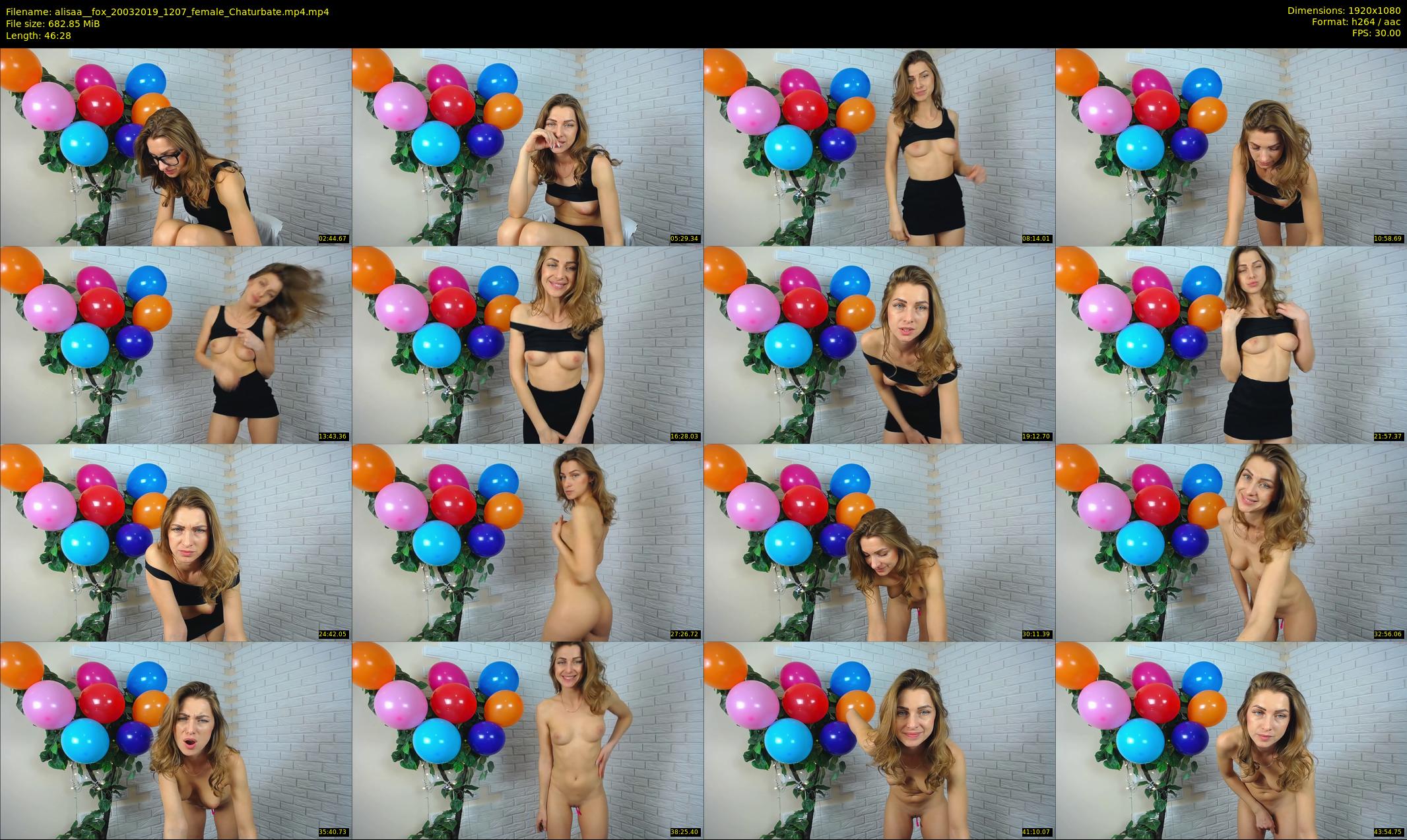 alisaa__fox — 47 minute Chaturbate female cam show recording, 1080p, Mar 20, 2019