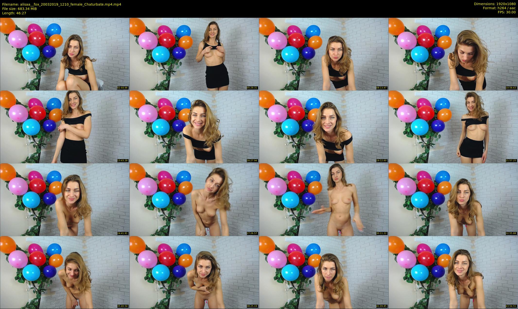 alisaa__fox — 47 minute Chaturbate female cam show recording, 1080p, Mar 20, 2019