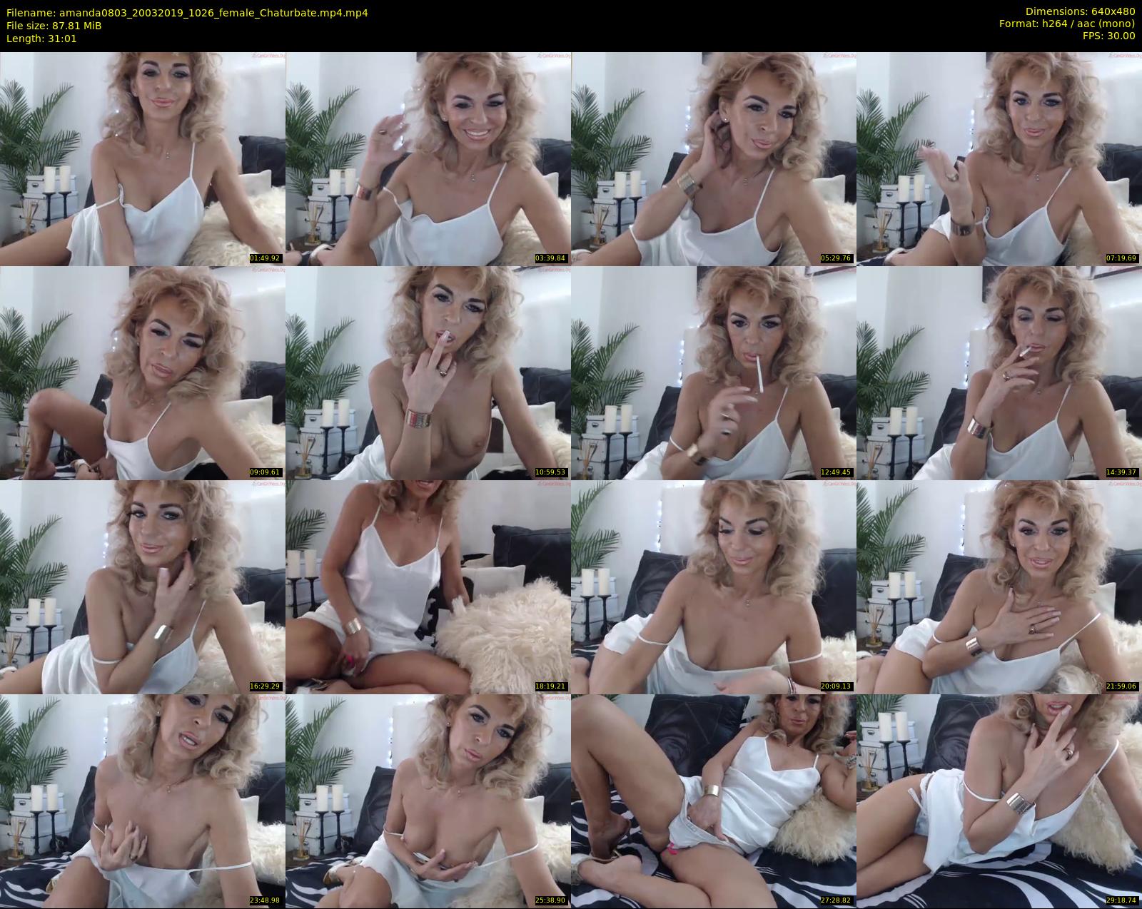 amanda0803 — 32 minute Chaturbate female cam show recording, 480p, Mar 20, 2019