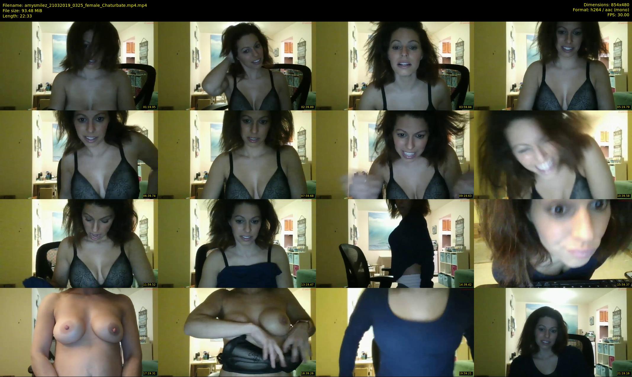 amysmilez — 23 minute Chaturbate female cam show recording, 480p, Mar 21, 2019