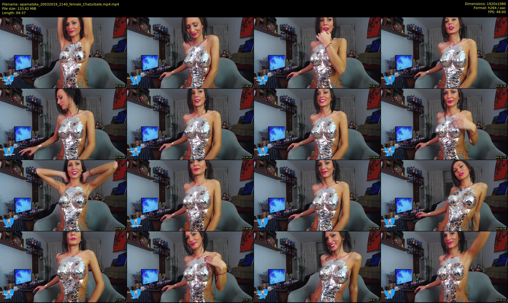 apamatska — 10 minute Chaturbate female cam show recording, 1080p, Mar 20, 2019