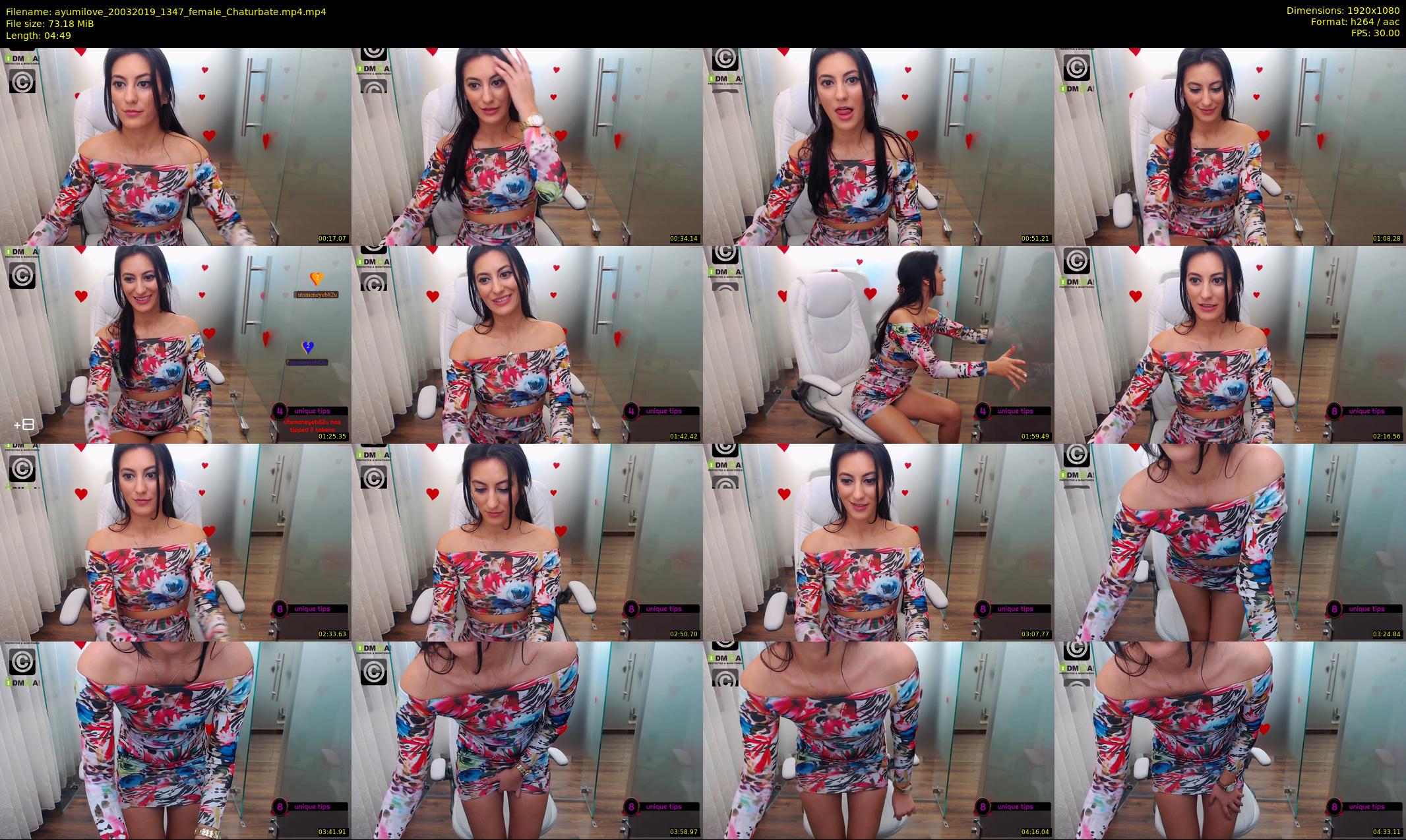 ayumilove — 5 minute Chaturbate female cam show recording, 1080p, Mar 20, 2019