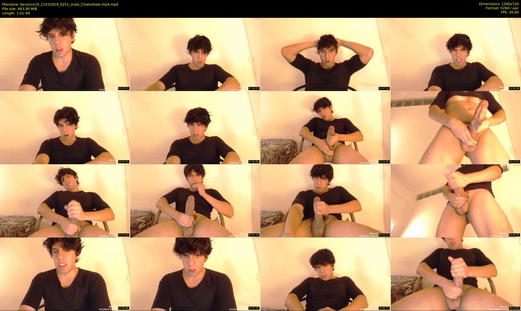 beranco19 — 62 minute Chaturbate male cam show recording, 720p, Mar 21, 2019