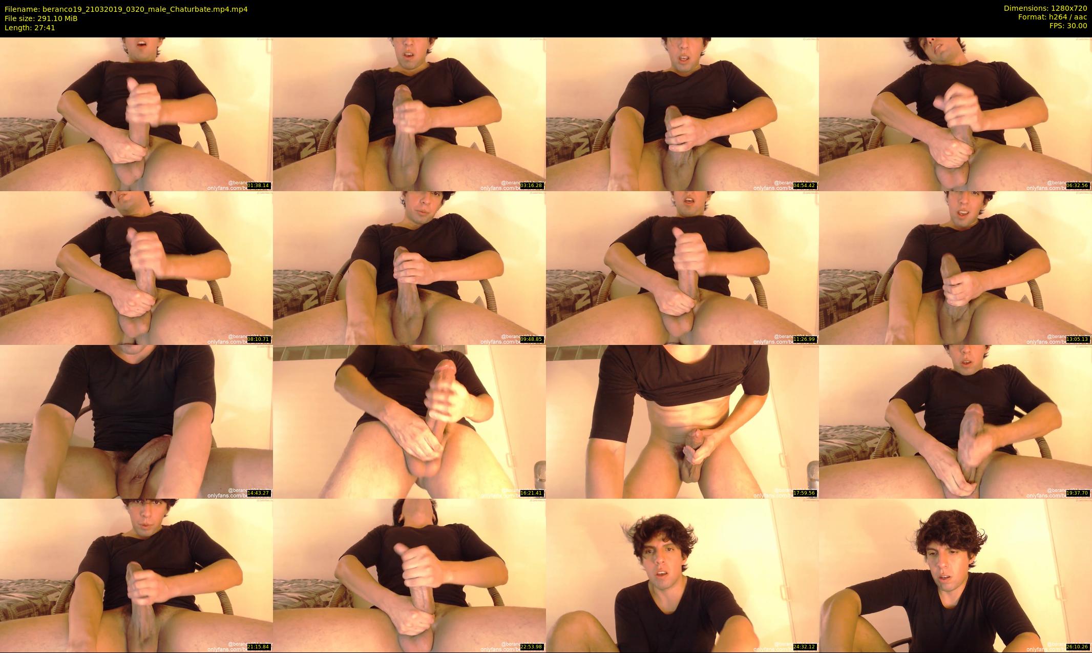 beranco19 — 28 minute Chaturbate male cam show recording, 720p, Mar 21, 2019