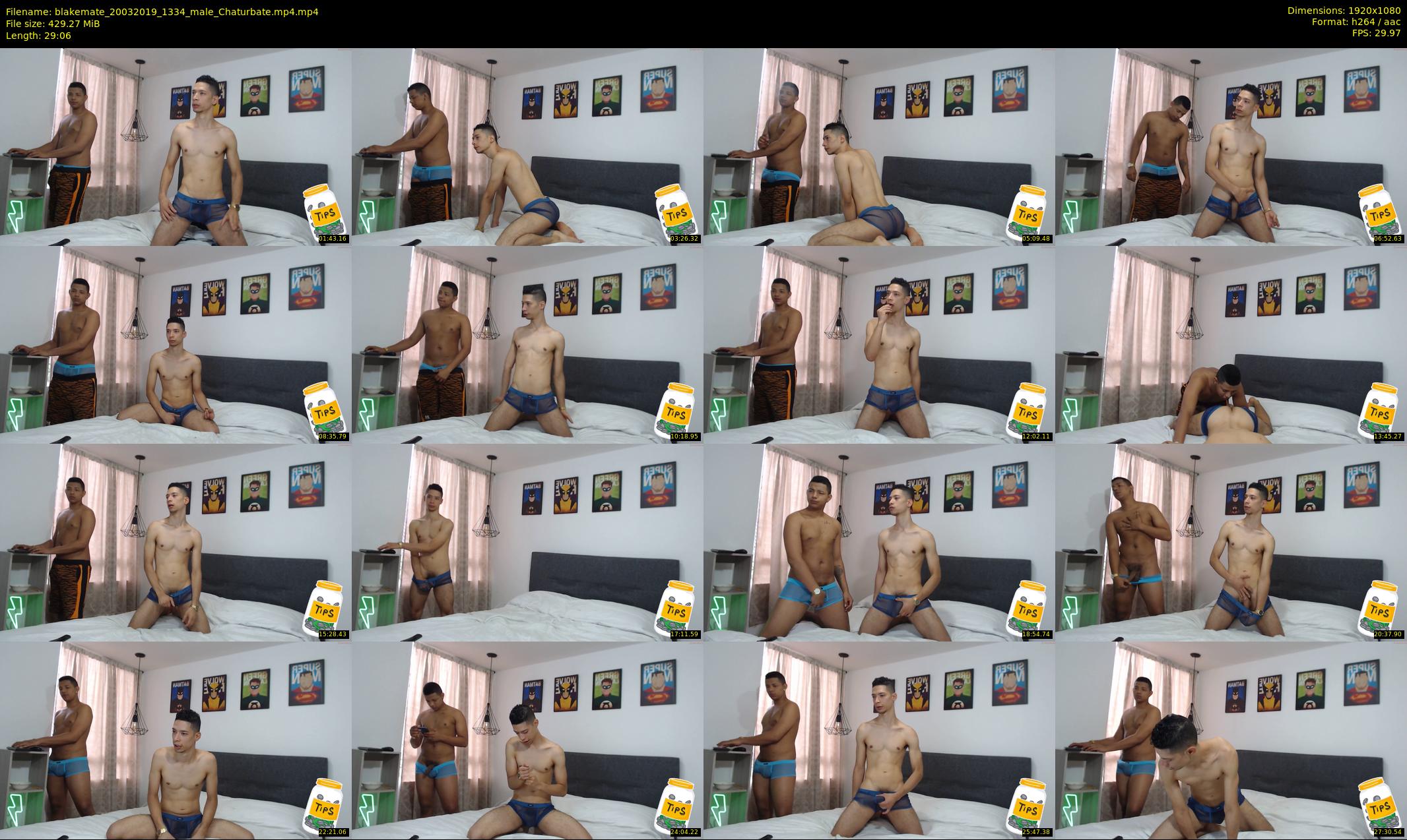 blakemate — 30 minute Chaturbate male cam show recording, 1080p, Mar 20, 2019