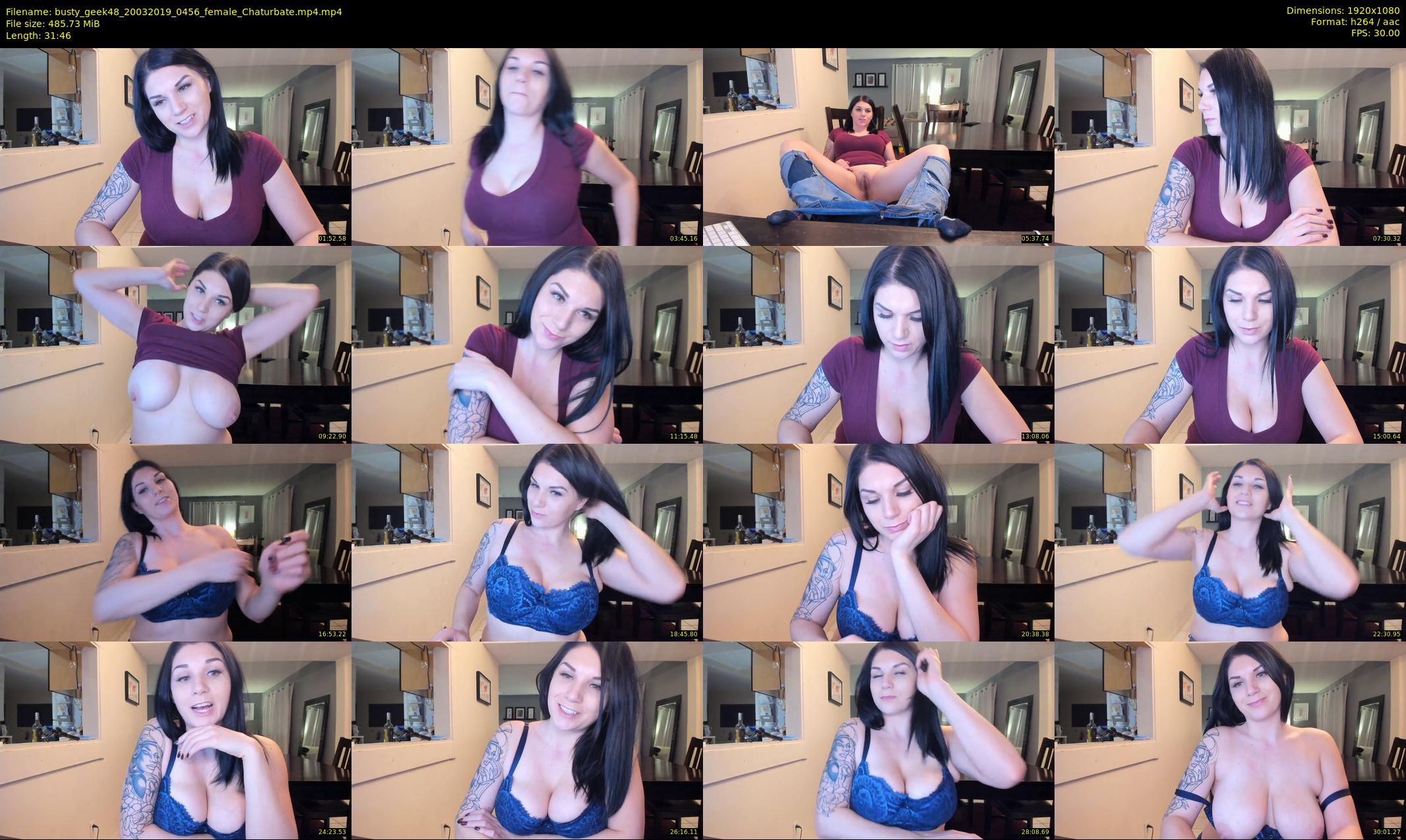 busty_geek48 — 32 minute Chaturbate female cam show recording, 1080p, Mar 20, 2019