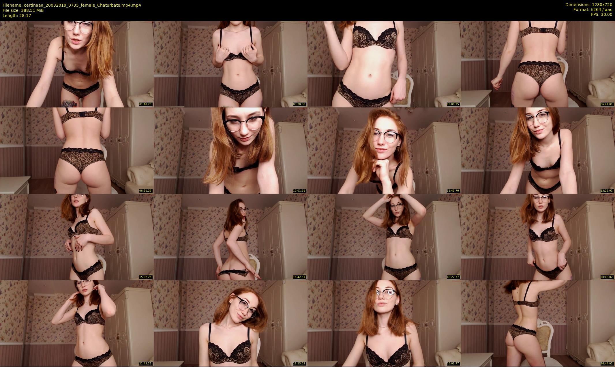 certinaaa — 29 minute Chaturbate female cam show recording, 720p, Mar 20, 2019