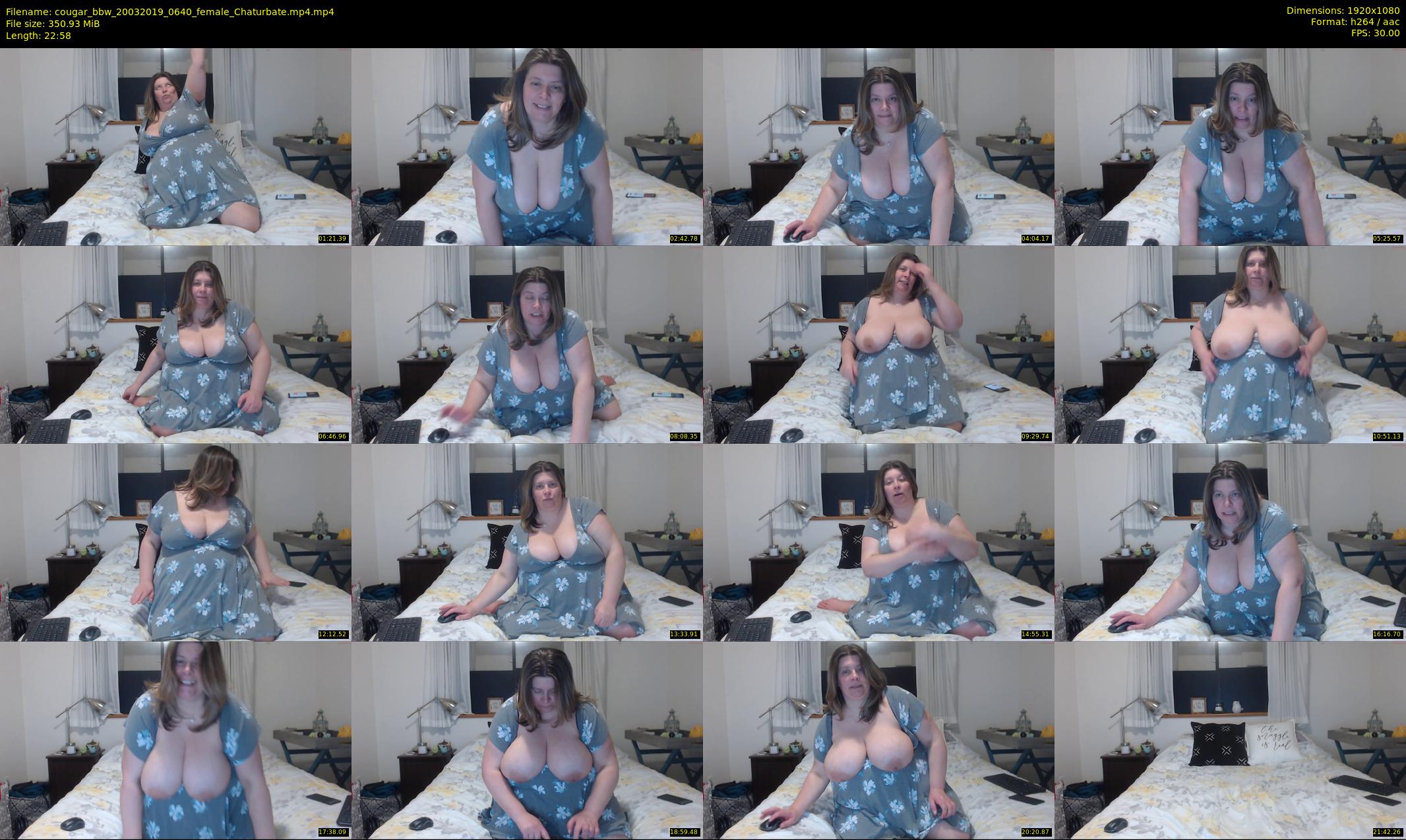 cougar_bbw — 23 minute Chaturbate female cam show recording, 1080p, Mar 20, 2019