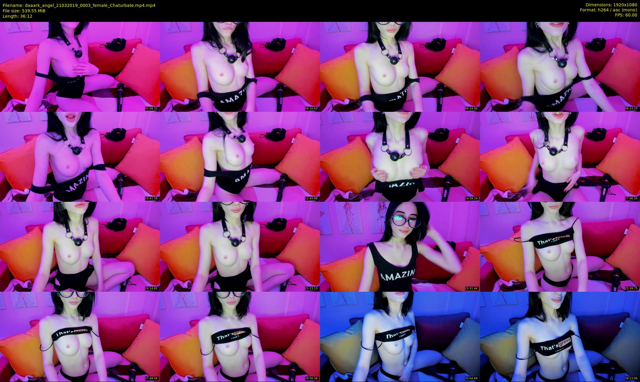 daaark_angel — 37 minute Chaturbate female cam show recording, 1080p, Mar 21, 2019