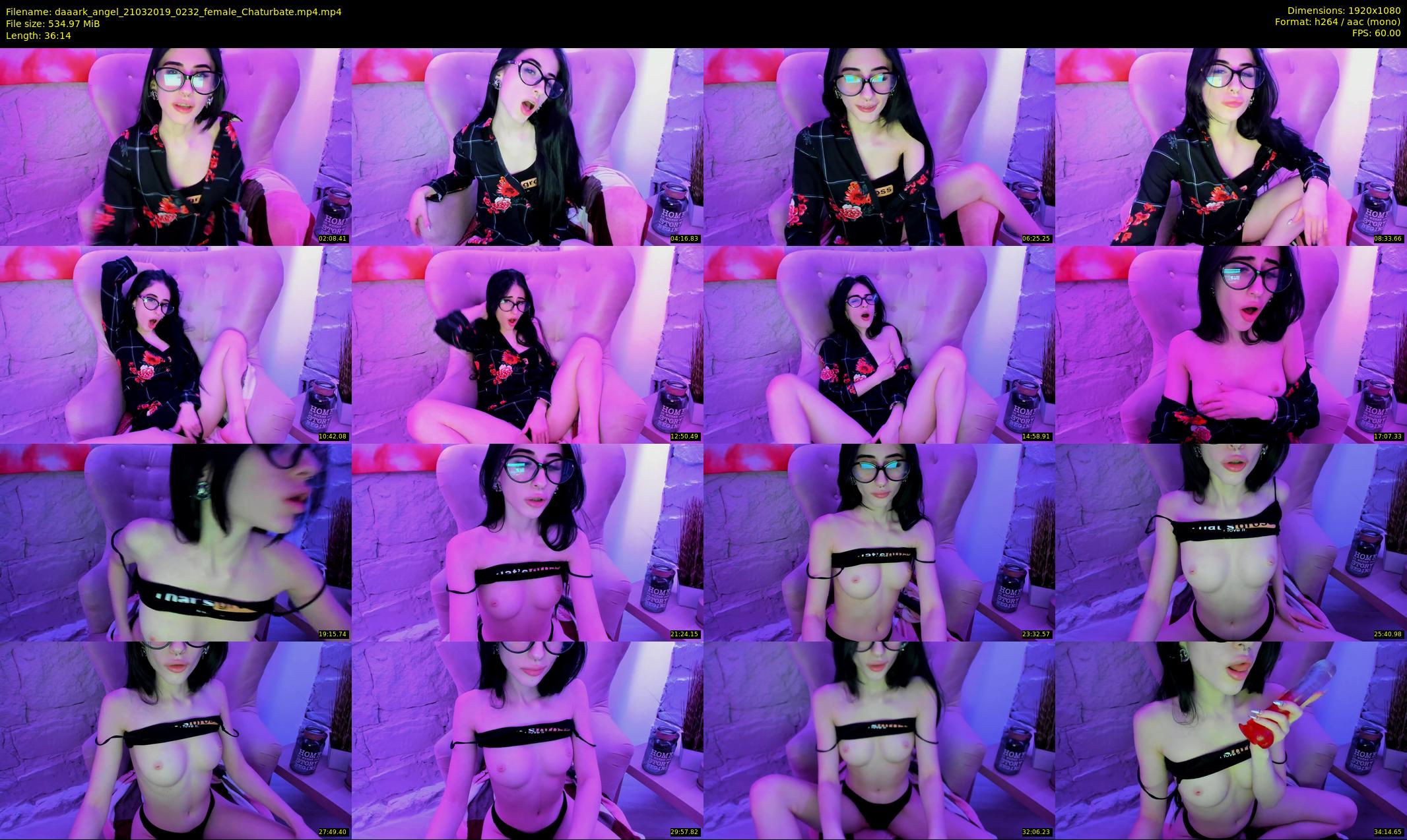 daaark_angel — 37 minute Chaturbate female cam show recording, 1080p, Mar 21, 2019