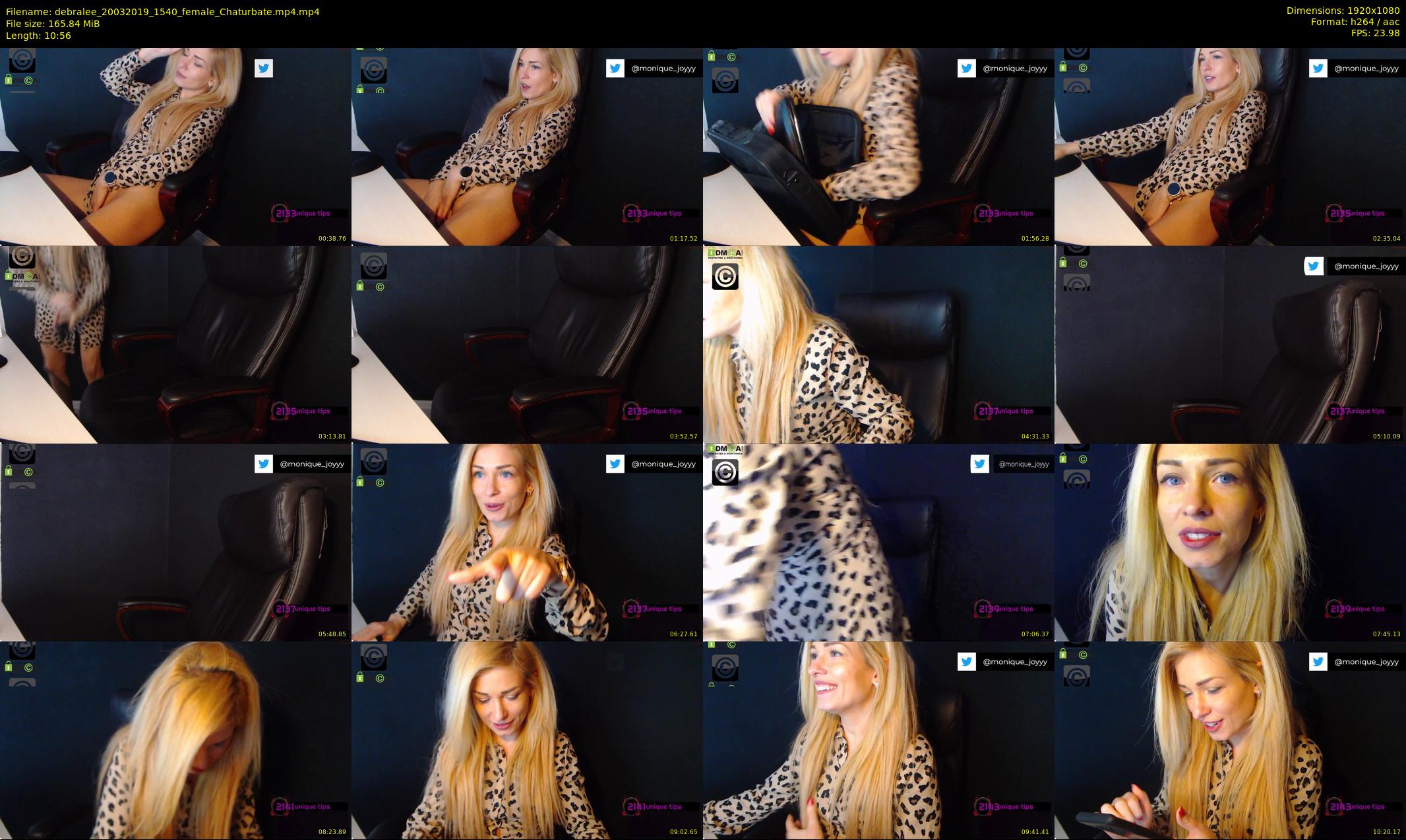 debralee — 11 minute Chaturbate female cam show recording, 1080p, Mar 20, 2019