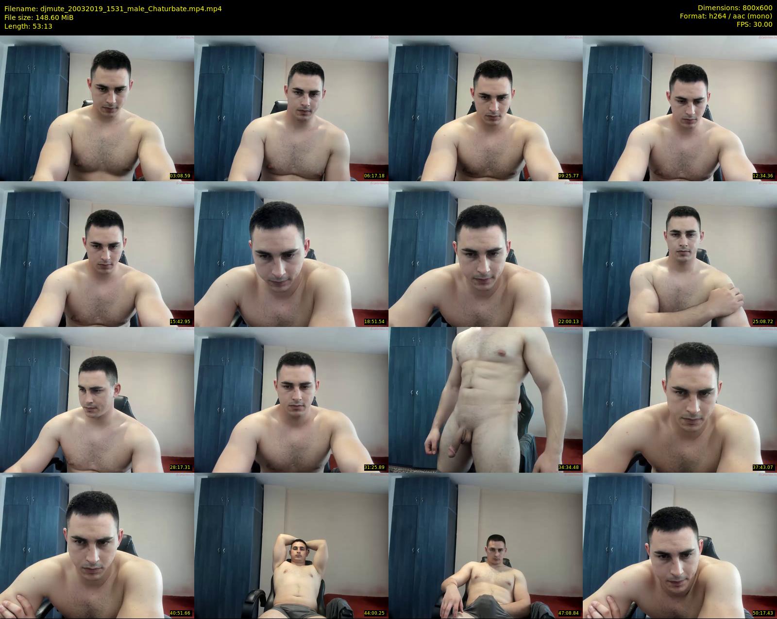 djmute — 54 minute Chaturbate male cam show recording, 480p, Mar 20, 2019