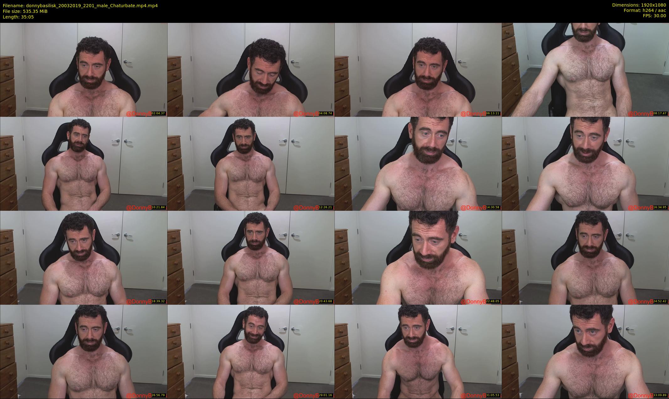 donnybasilisk — 36 minute Chaturbate male cam show recording, 1080p, Mar 20, 2019
