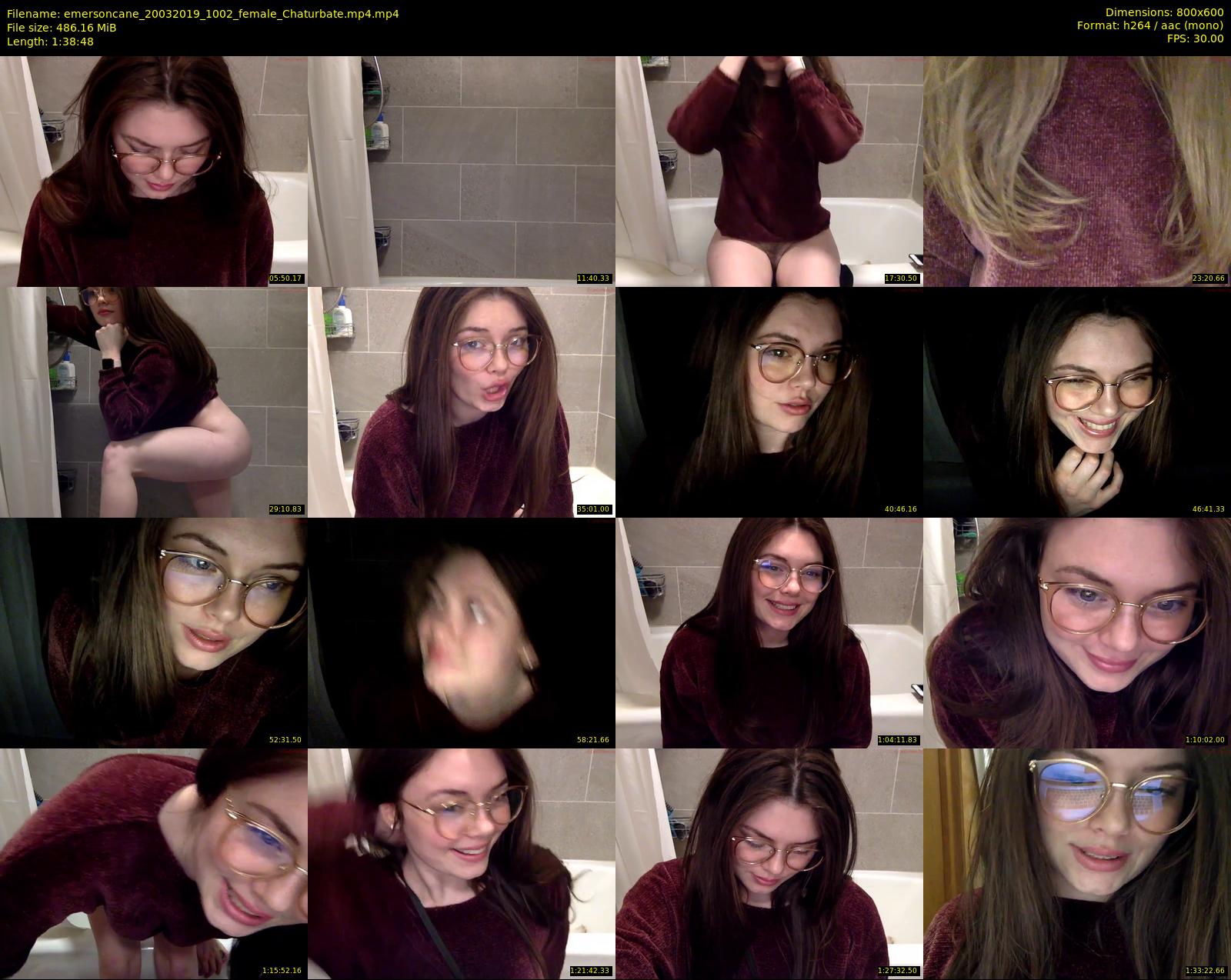 emersoncane — 99 minute Chaturbate female cam show recording, 480p, Mar 20, 2019
