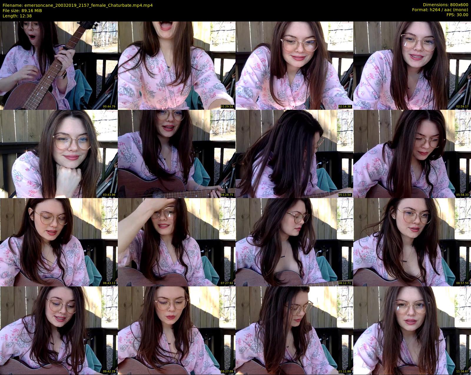 emersoncane — 13 minute Chaturbate female cam show recording, 480p, Mar 20, 2019