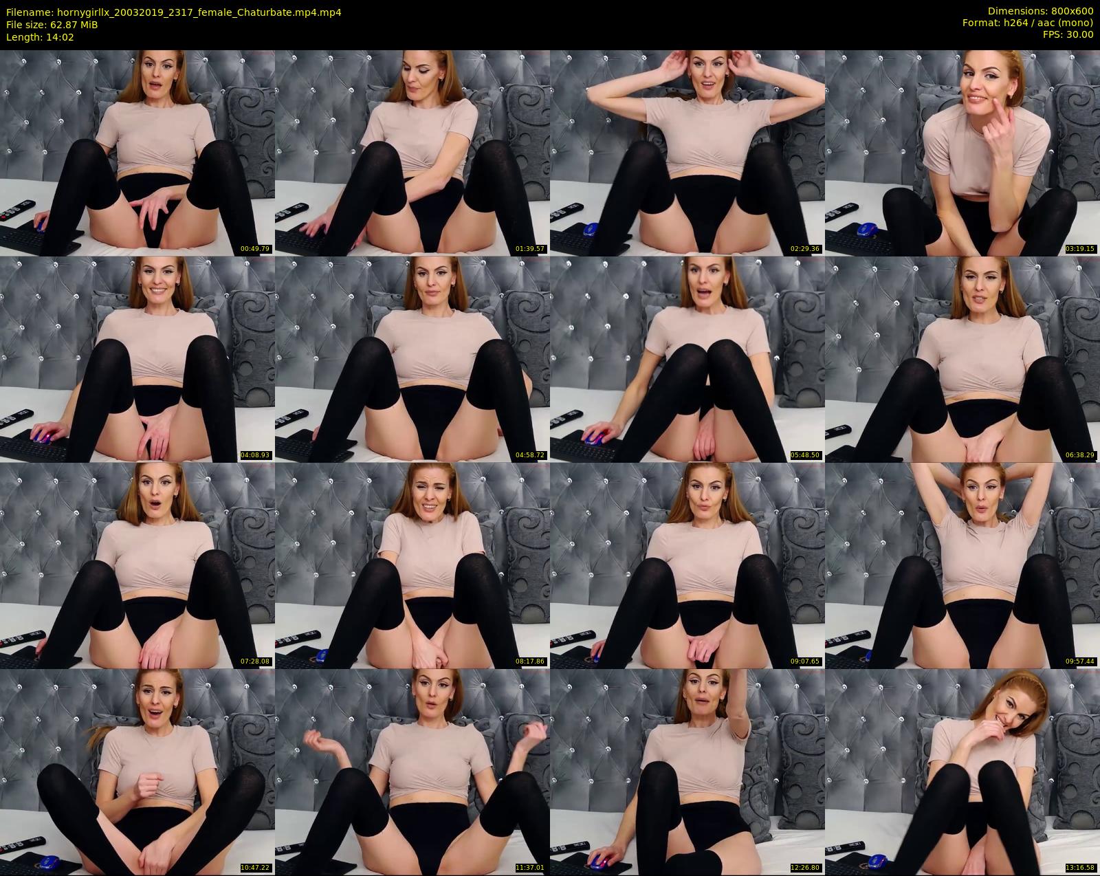 hornygirllx — 15 minute Chaturbate female cam show recording, 480p, Mar 20, 2019