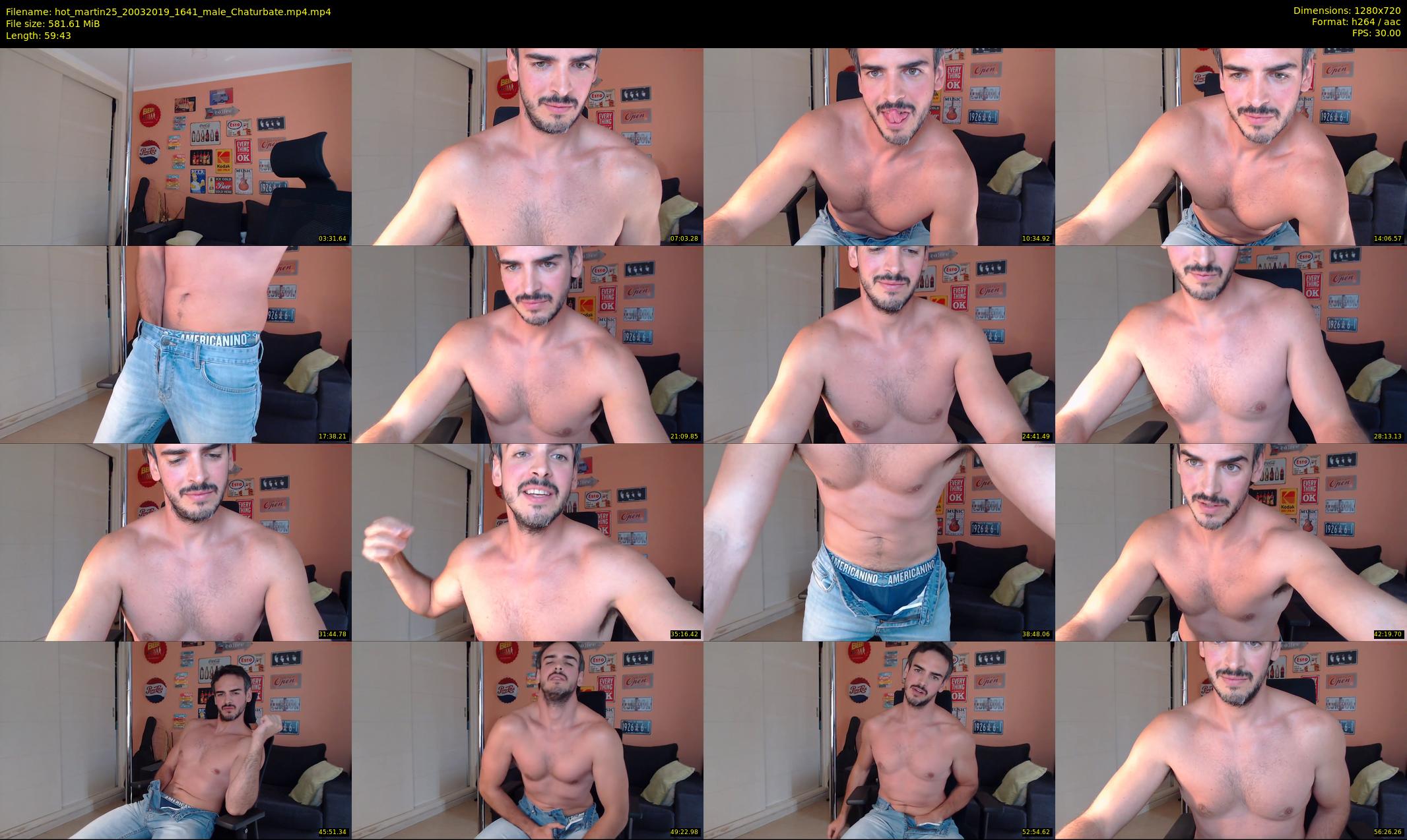 hot_martin25 — 60 minute Chaturbate male cam show recording, 720p, Mar 20, 2019