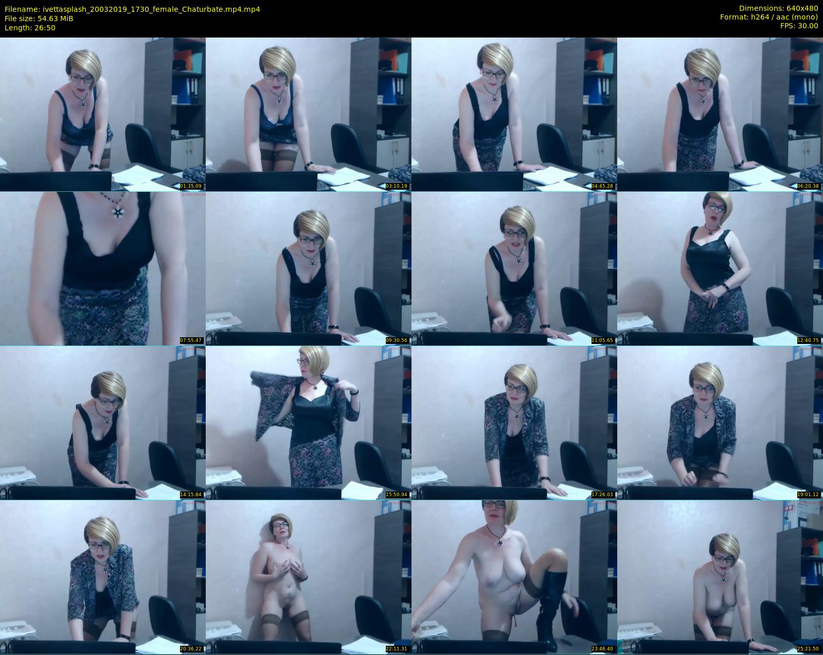ivettasplash — 27 minute Chaturbate female cam show recording, 480p, Mar 20, 2019