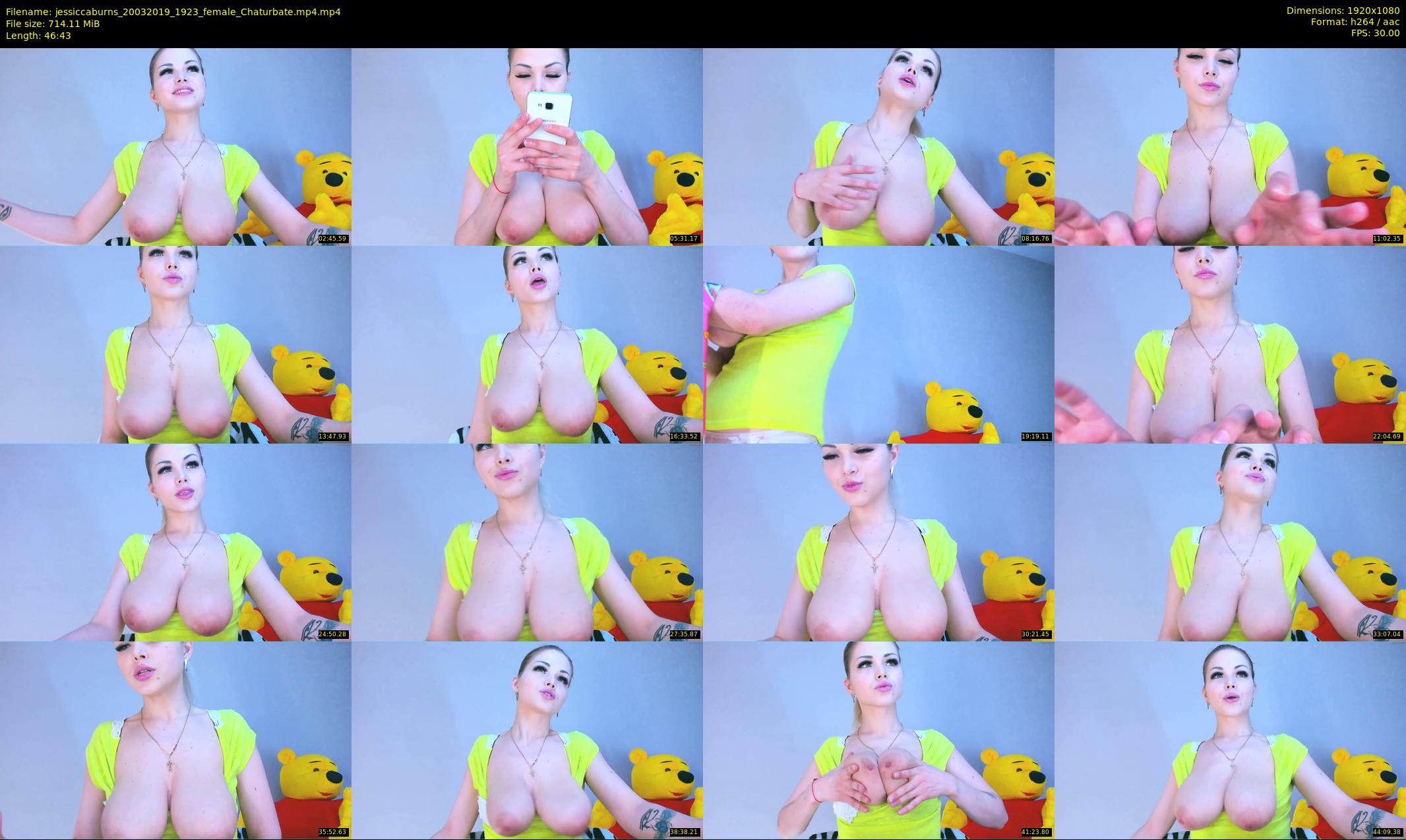 jessiccaburns — 47 minute Chaturbate female cam show recording, 1080p, Mar 20, 2019
