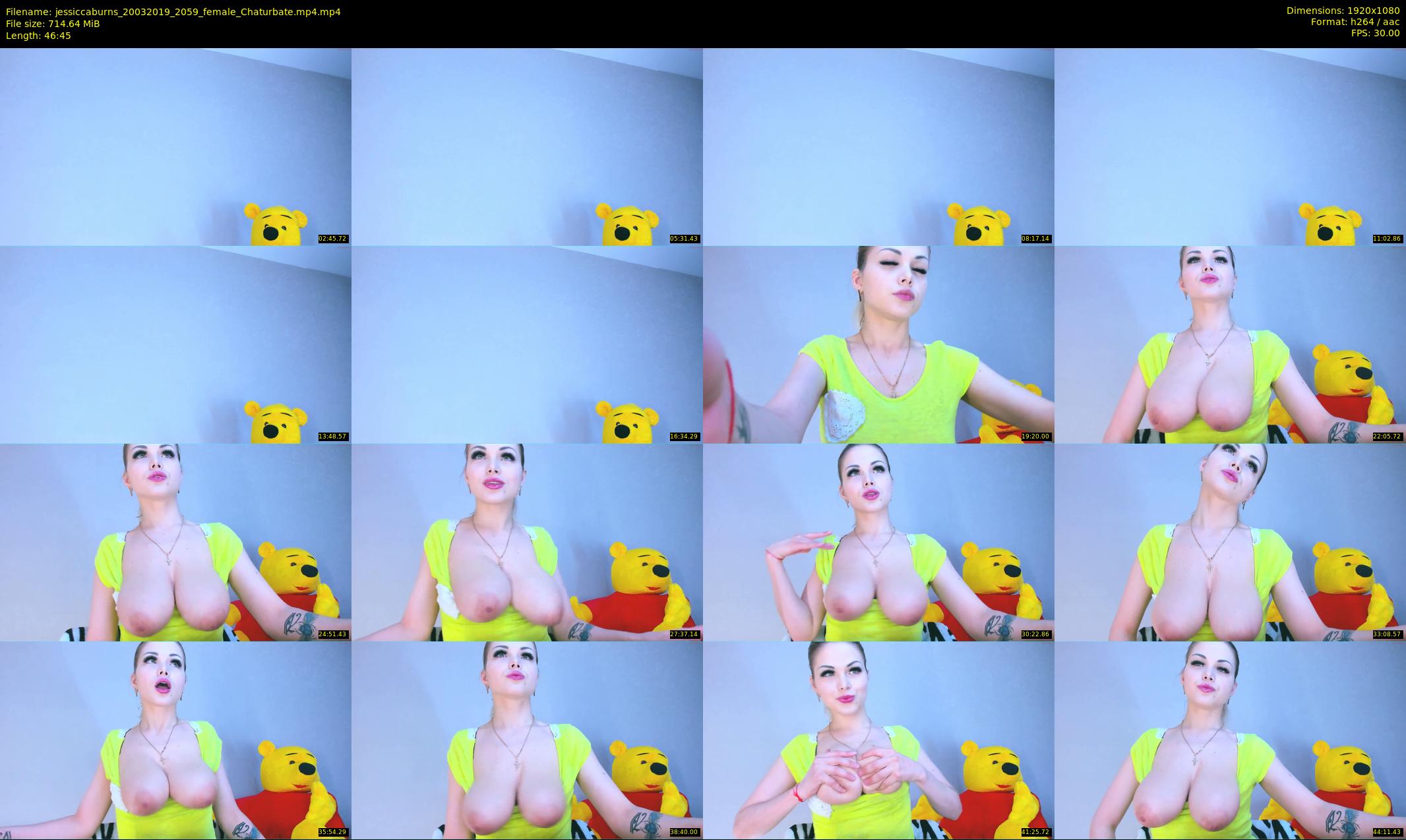 jessiccaburns — 47 minute Chaturbate female cam show recording, 1080p, Mar 20, 2019