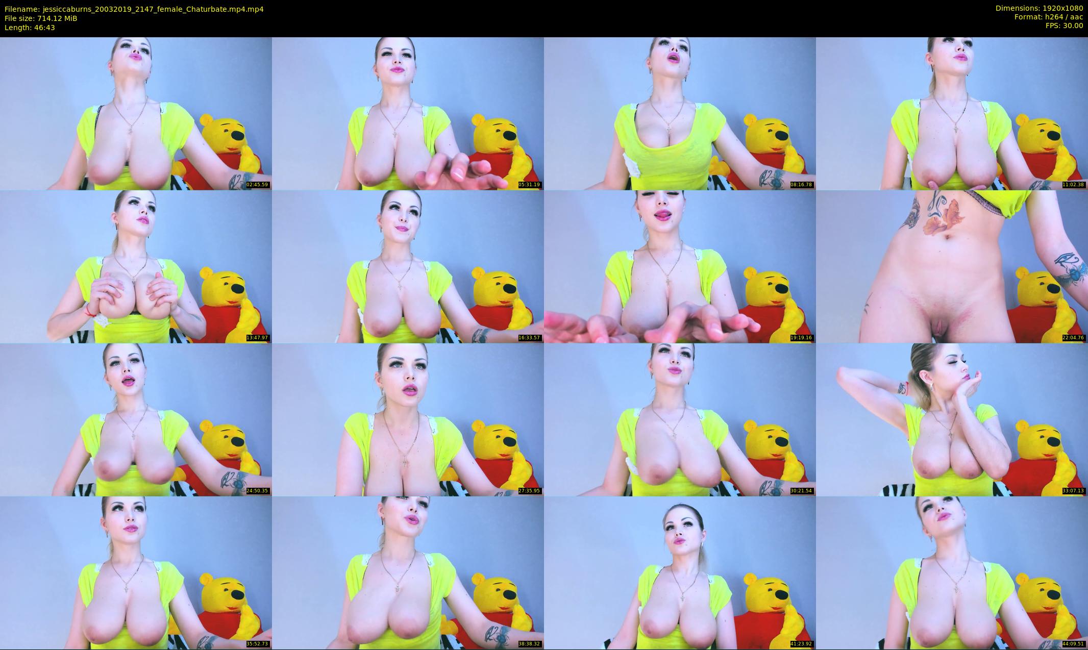 jessiccaburns — 47 minute Chaturbate female cam show recording, 1080p, Mar 20, 2019