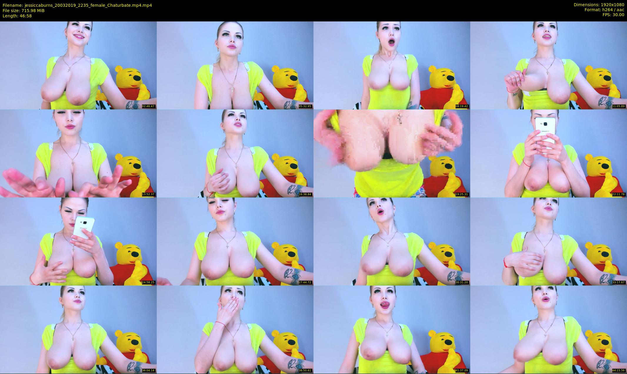 jessiccaburns — 47 minute Chaturbate female cam show recording, 1080p, Mar 20, 2019
