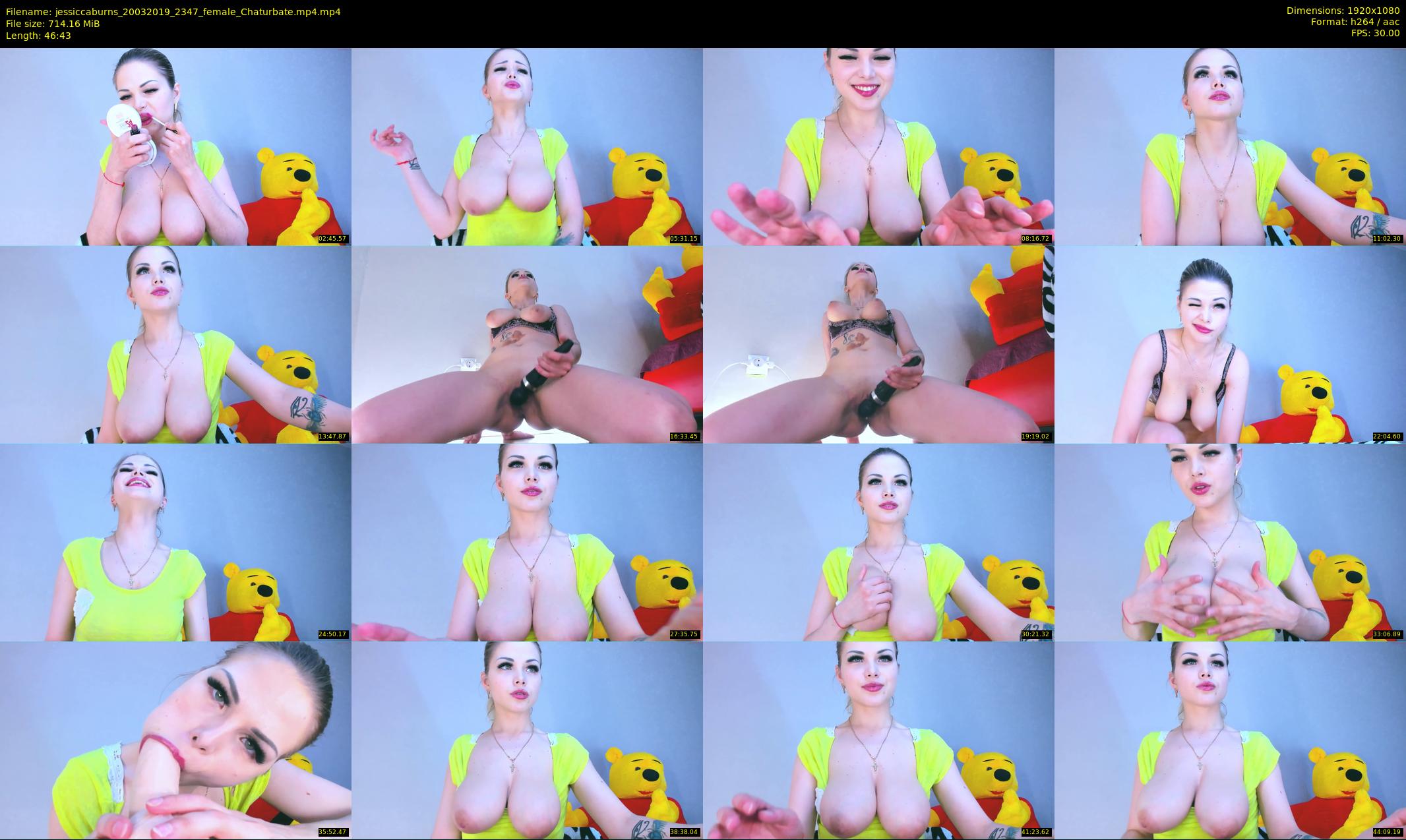 jessiccaburns — 47 minute Chaturbate female cam show recording, 1080p, Mar 20, 2019