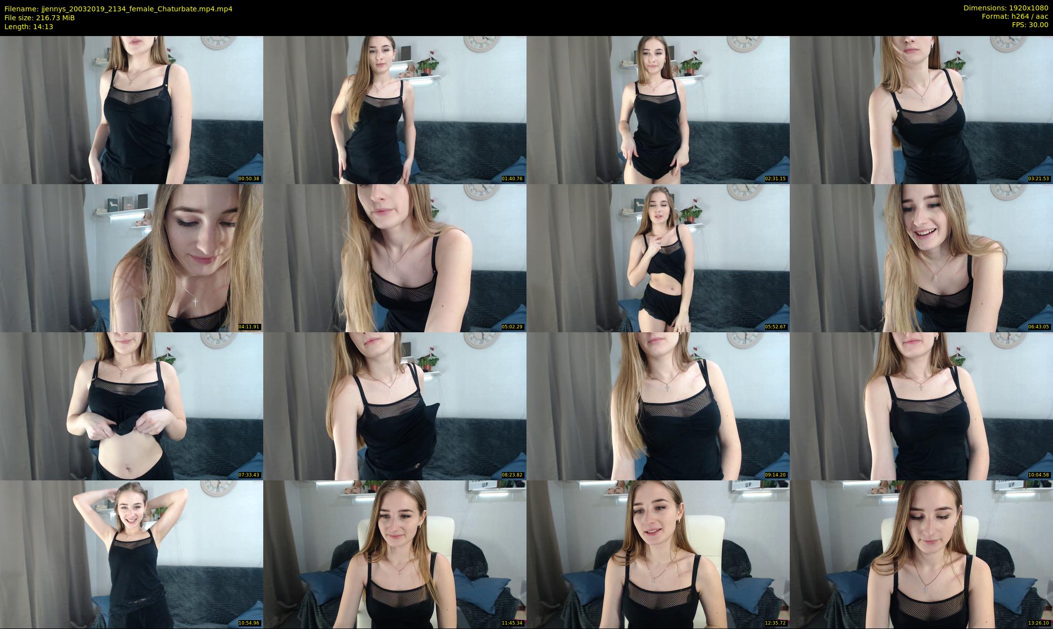 jjennys — 15 minute Chaturbate female cam show recording, 1080p, Mar 20, 2019