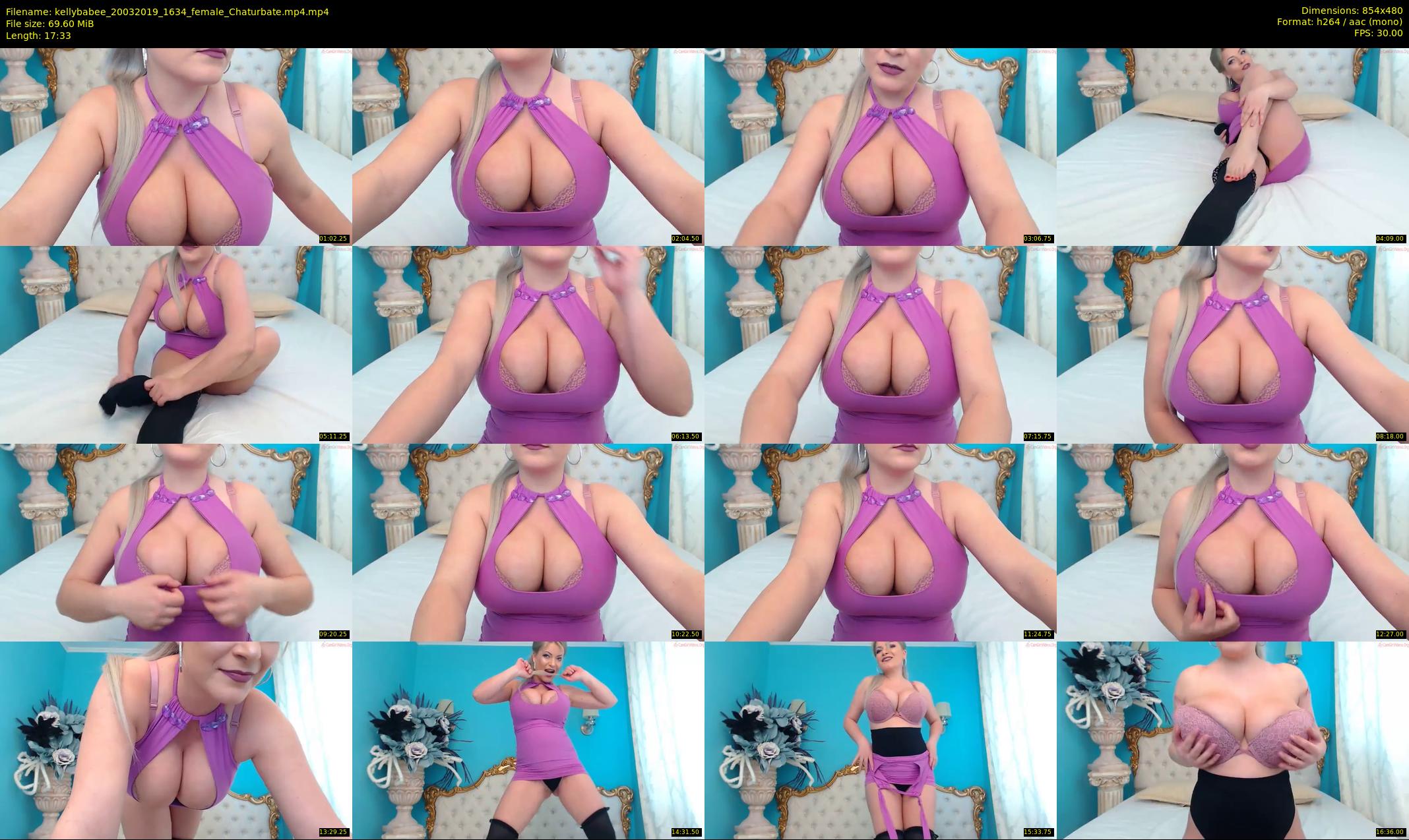 kellybabee — 18 minute Chaturbate female cam show recording, 480p, Mar 20, 2019