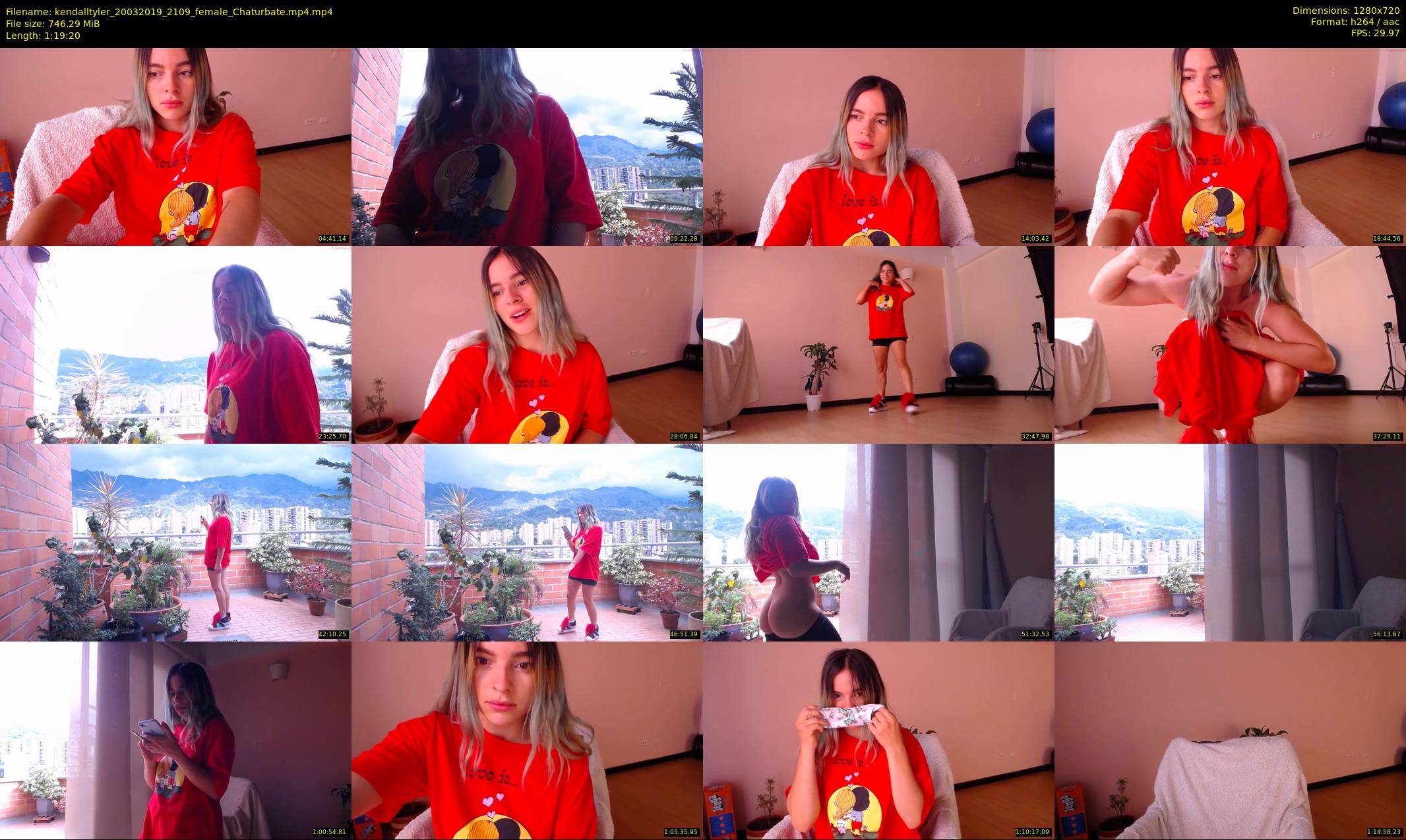 kendalltyler — 80 minute Chaturbate female cam show recording, 720p, Mar 20, 2019