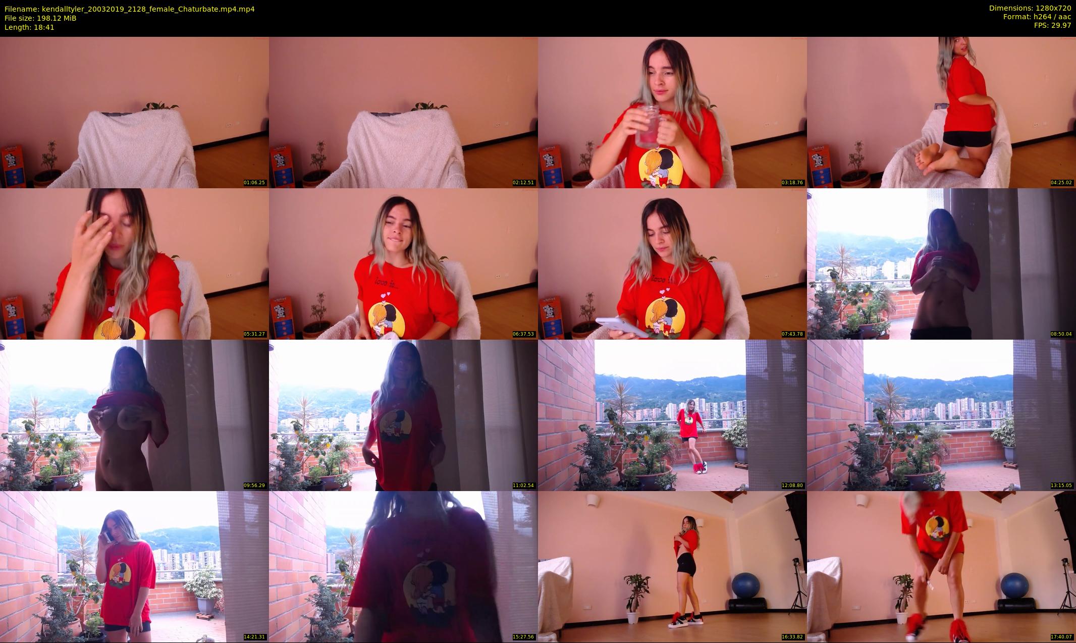 kendalltyler — 19 minute Chaturbate female cam show recording, 720p, Mar 20, 2019