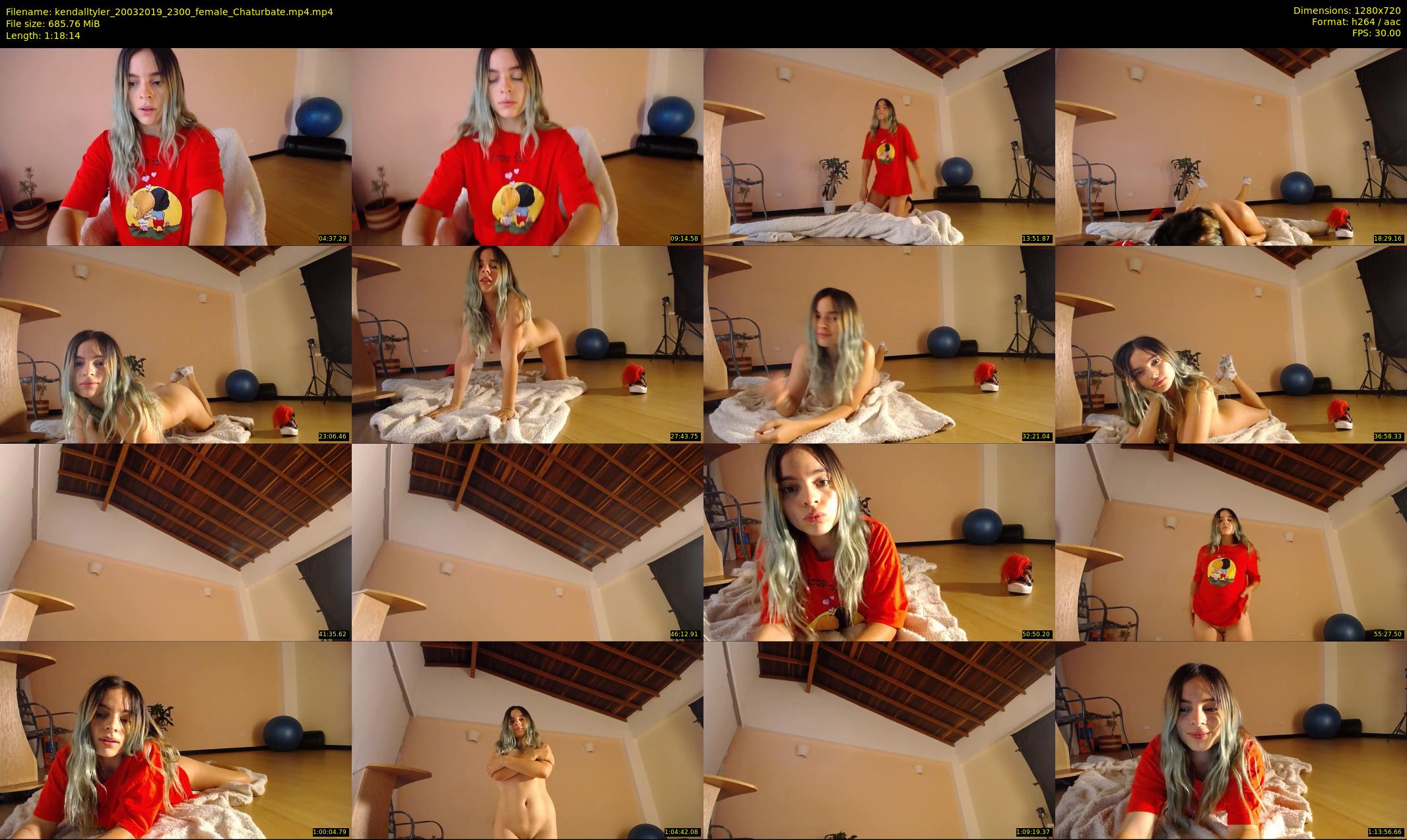 kendalltyler — 79 minute Chaturbate female cam show recording, 720p, Mar 20, 2019