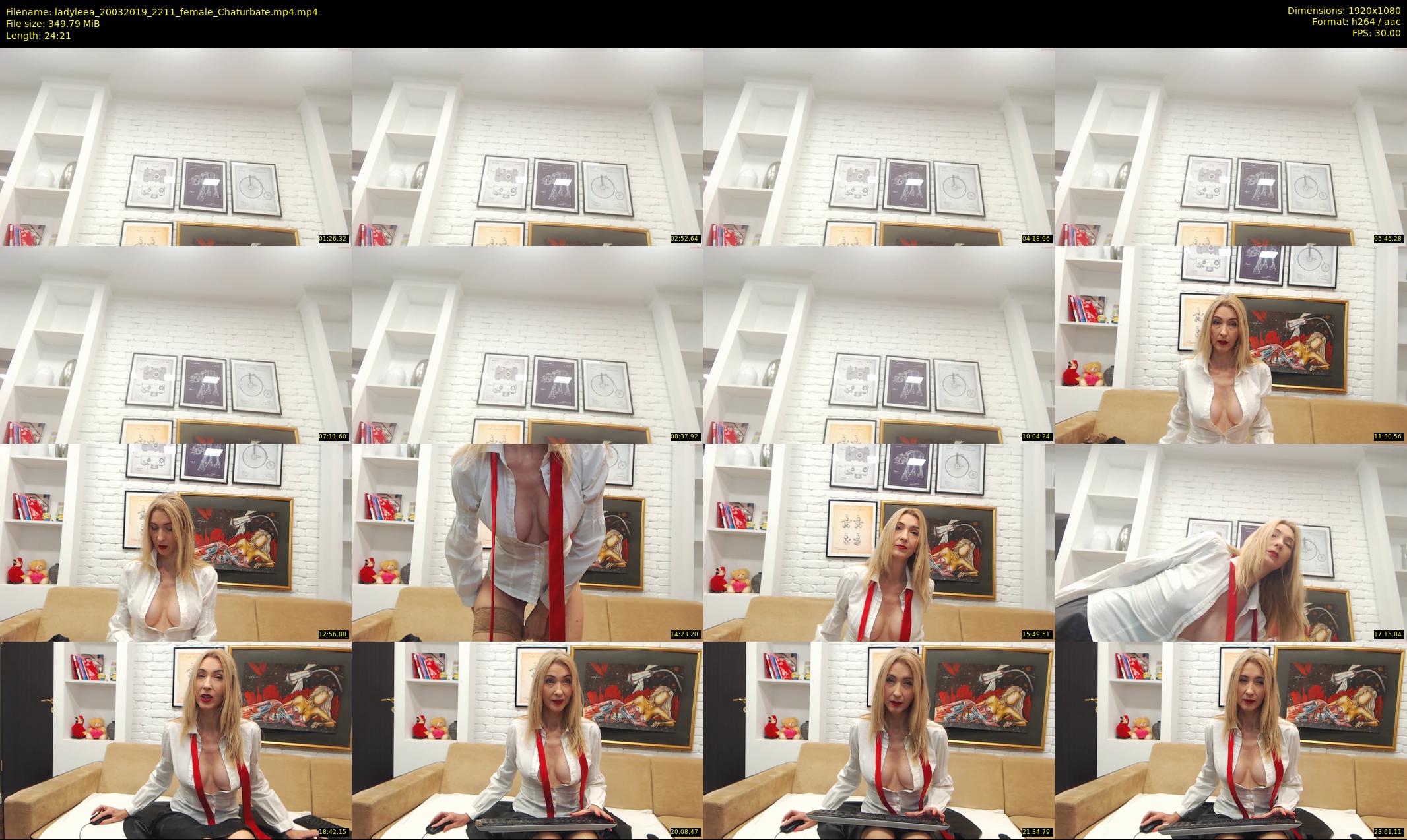 ladyleea — 25 minute Chaturbate female cam show recording, 1080p, Mar 20, 2019